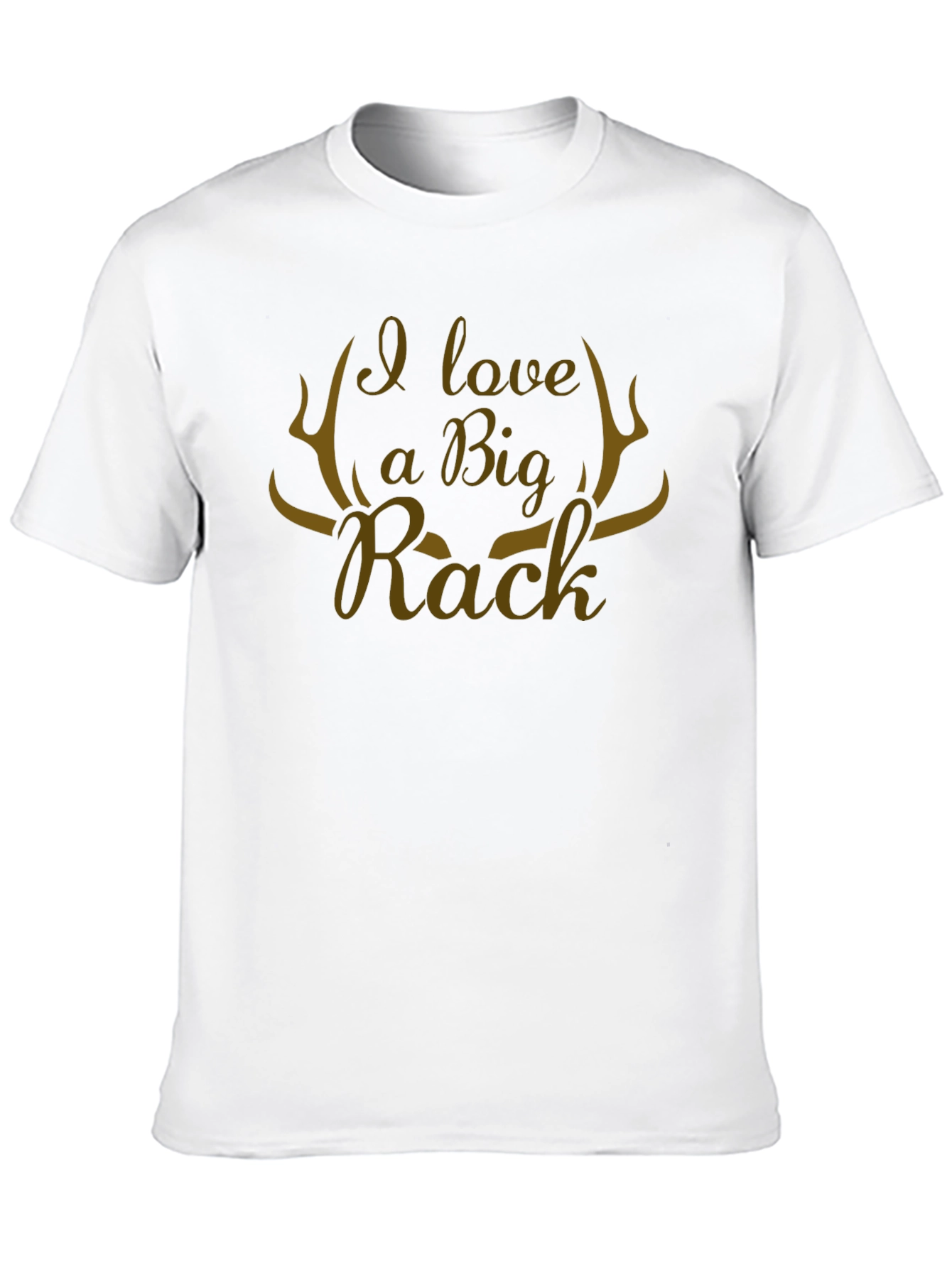I Love A Big Rack Novelty Graphic T-Shirt