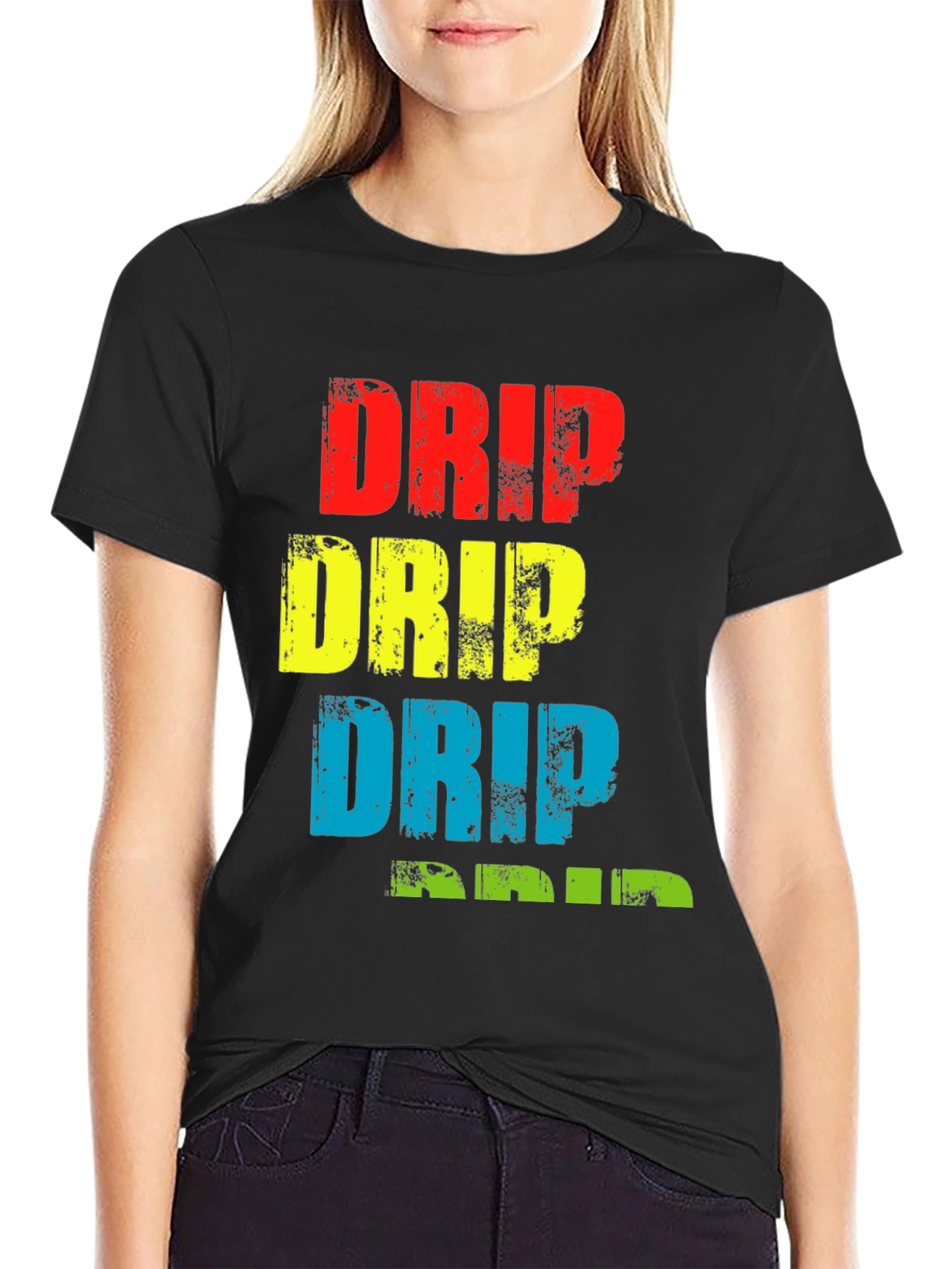 Drip Graphic Tee - Bold & Vibrant Style