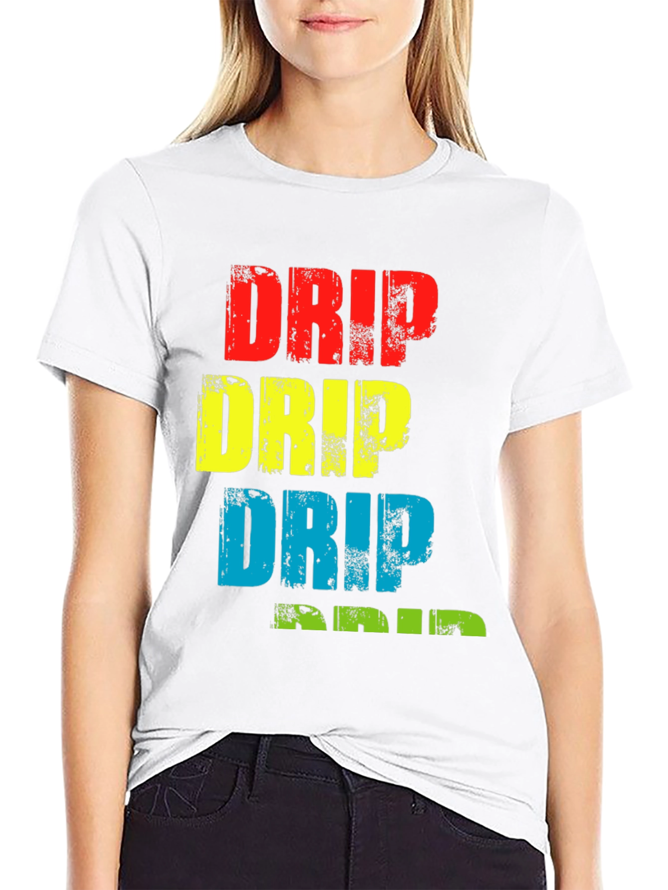 Drip Graphic Tee - Bold & Vibrant Style