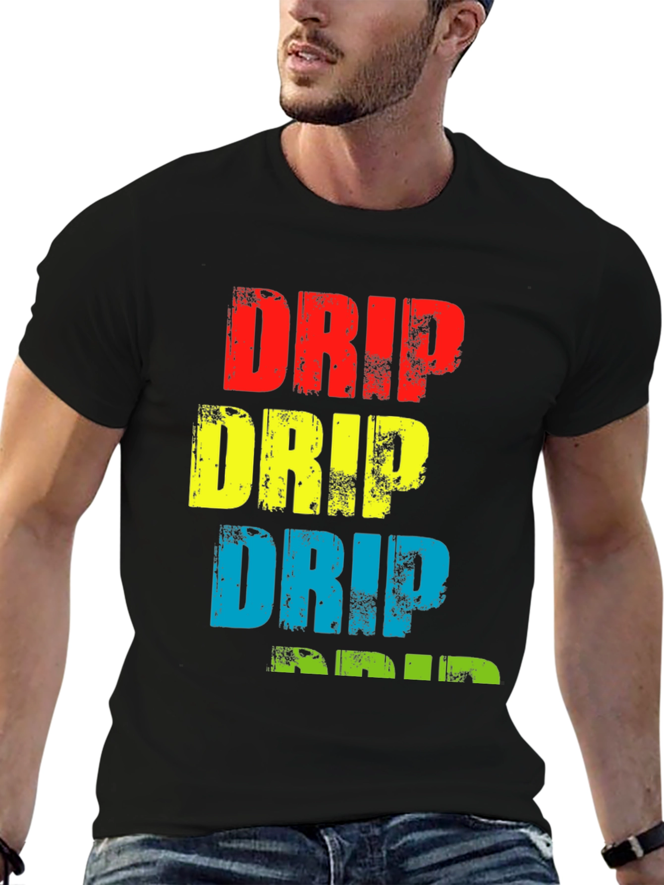 Drip Graphic Tee - Bold & Vibrant Style