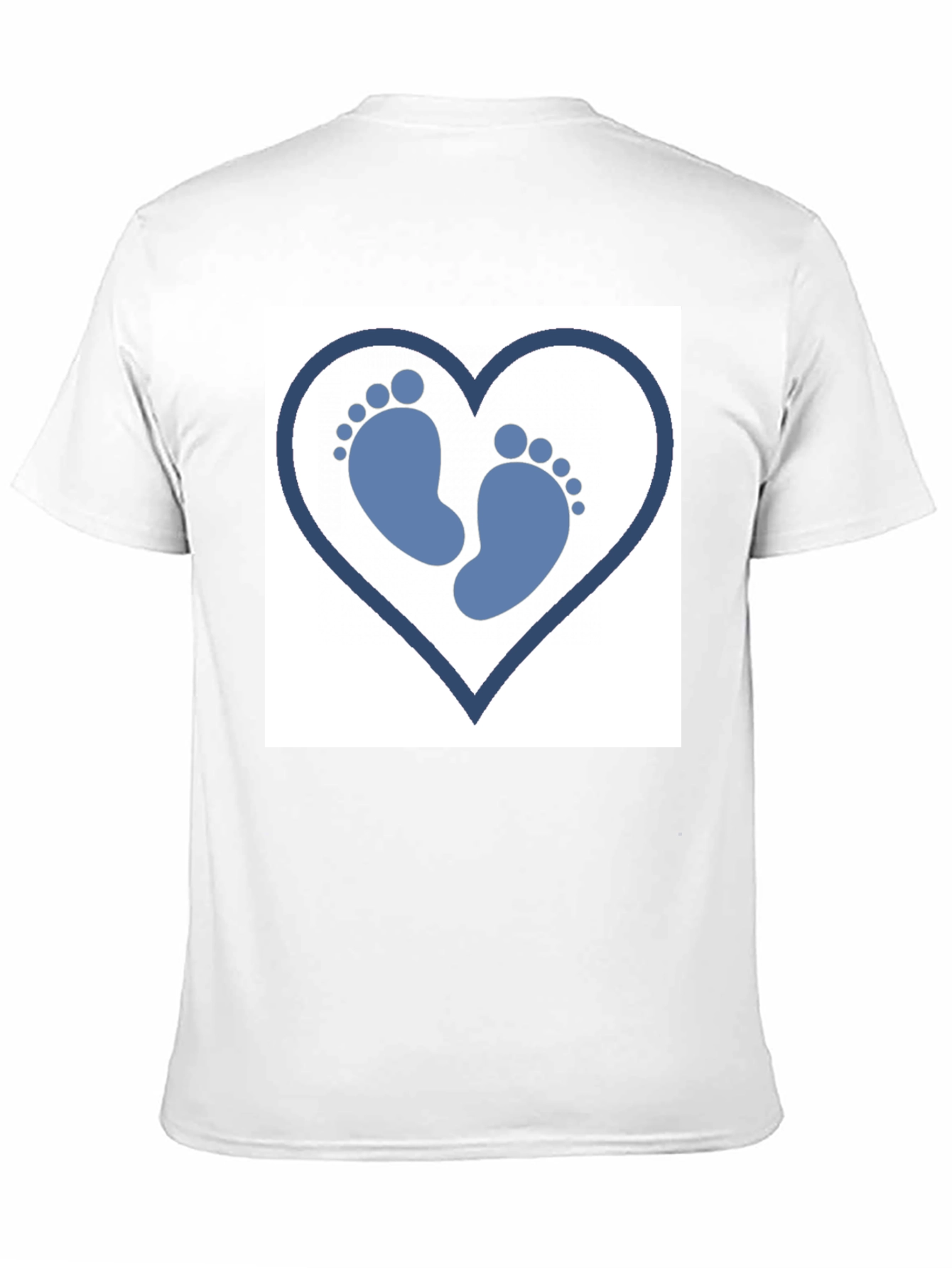 Baby Footprint Heart T-Shirt