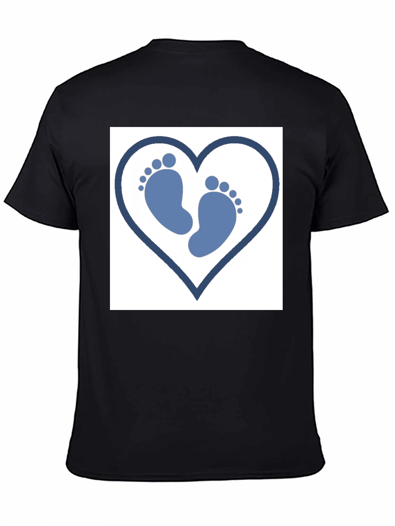 Baby Footprint Heart T-Shirt