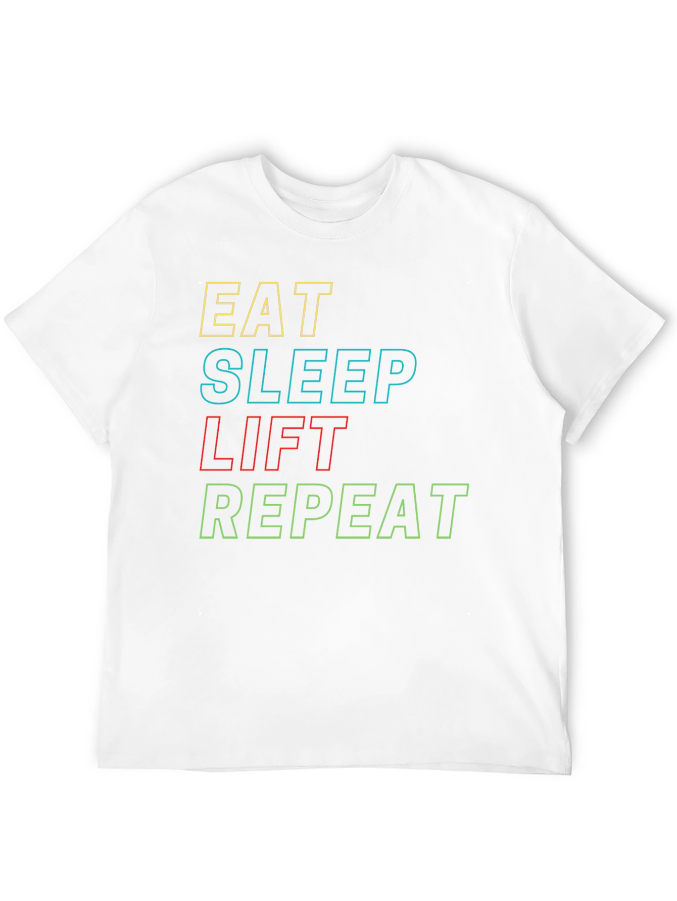 Eat Sleep Lift Repeat Graphic T-Shirt