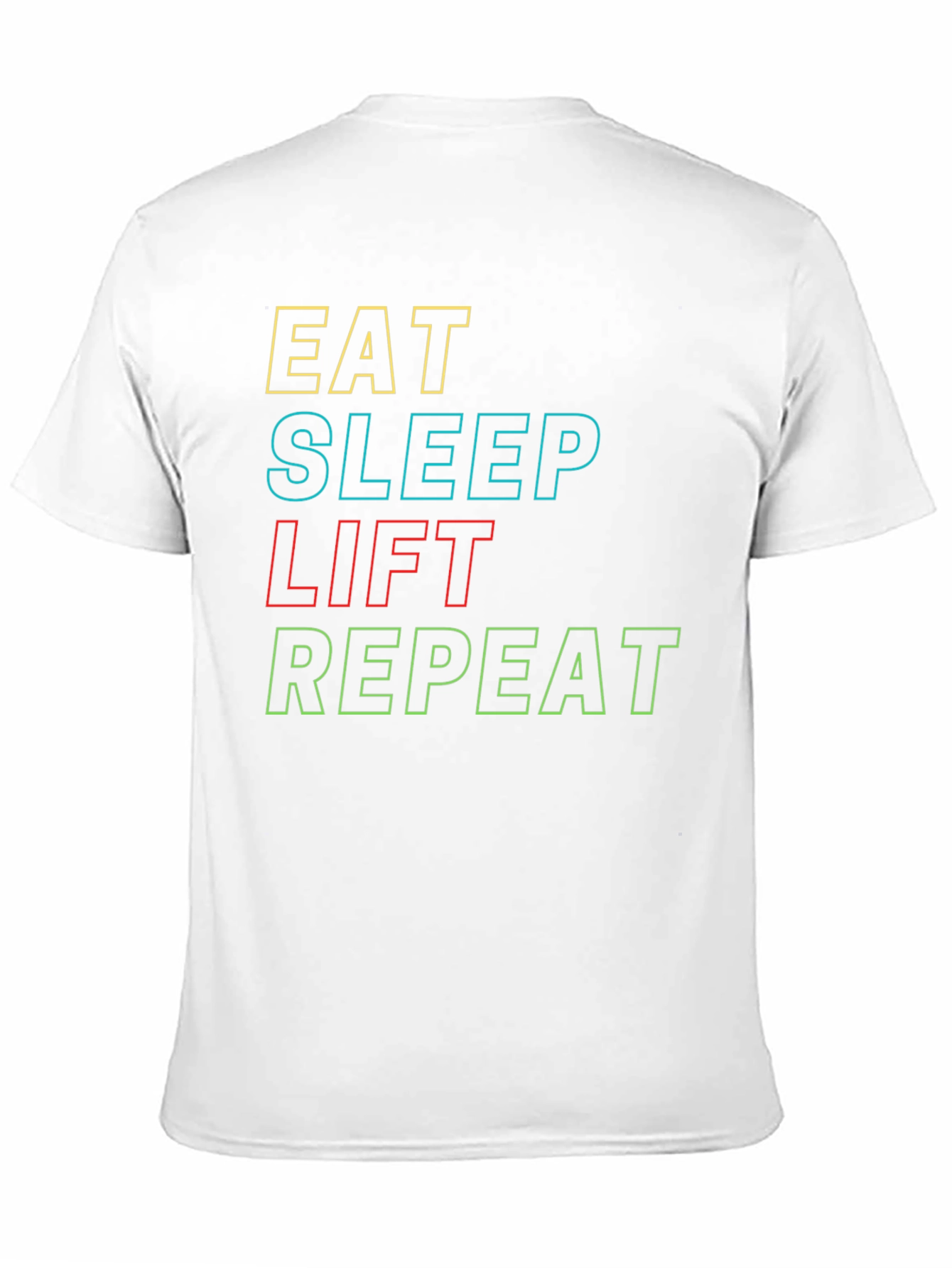 Eat Sleep Lift Repeat Graphic T-Shirt