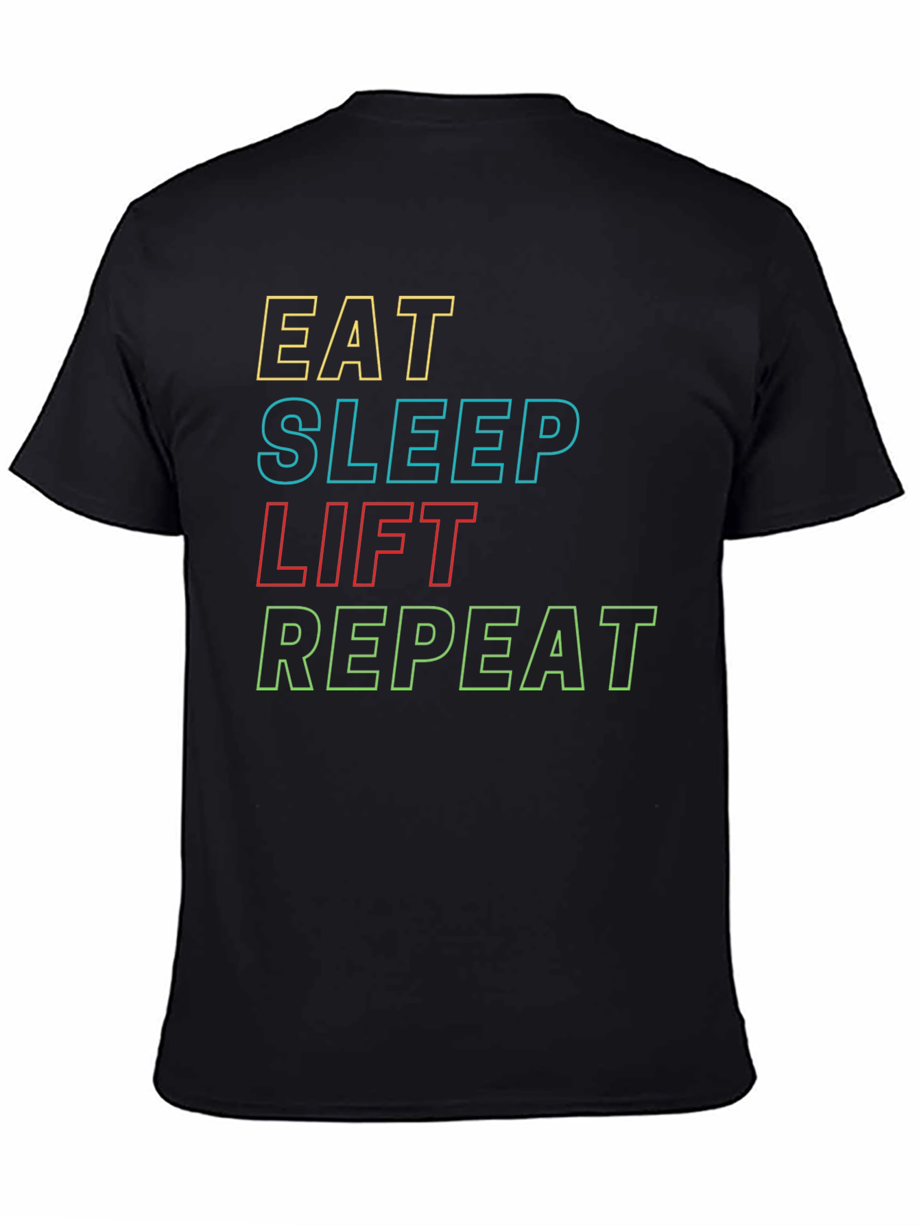 Eat Sleep Lift Repeat Graphic T-Shirt