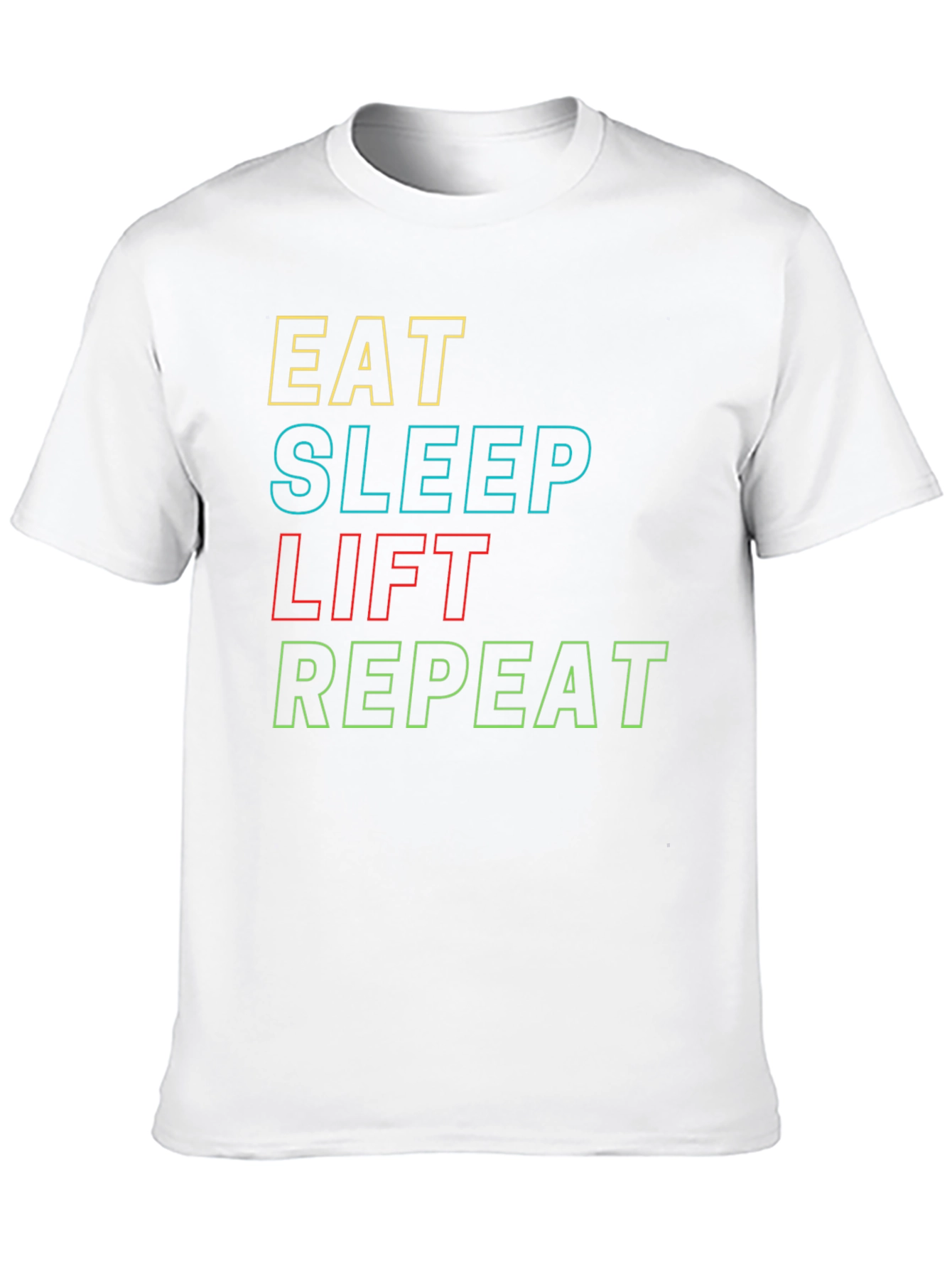 Eat Sleep Lift Repeat Graphic T-Shirt