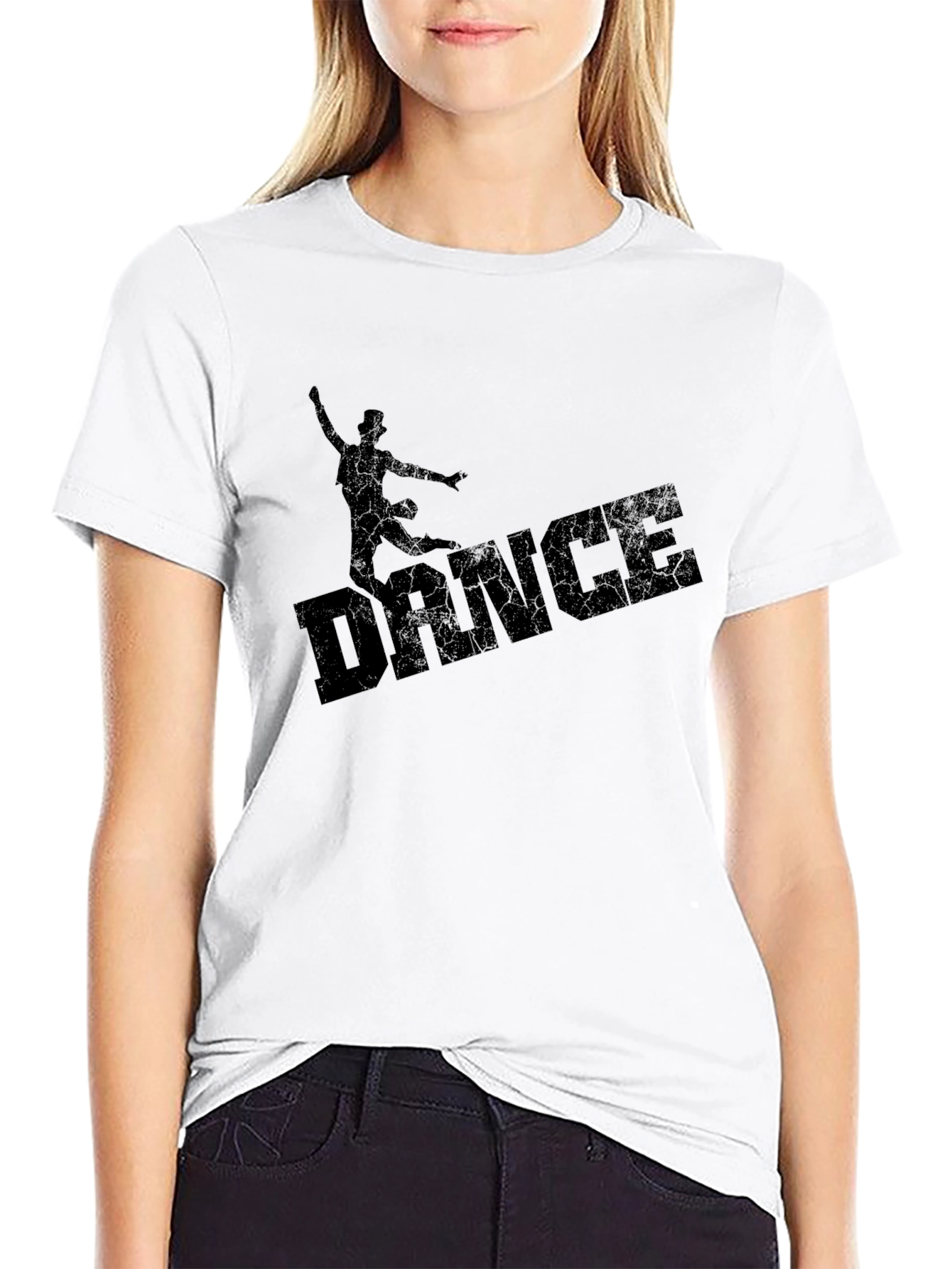 Dance Graphic Black T-Shirt