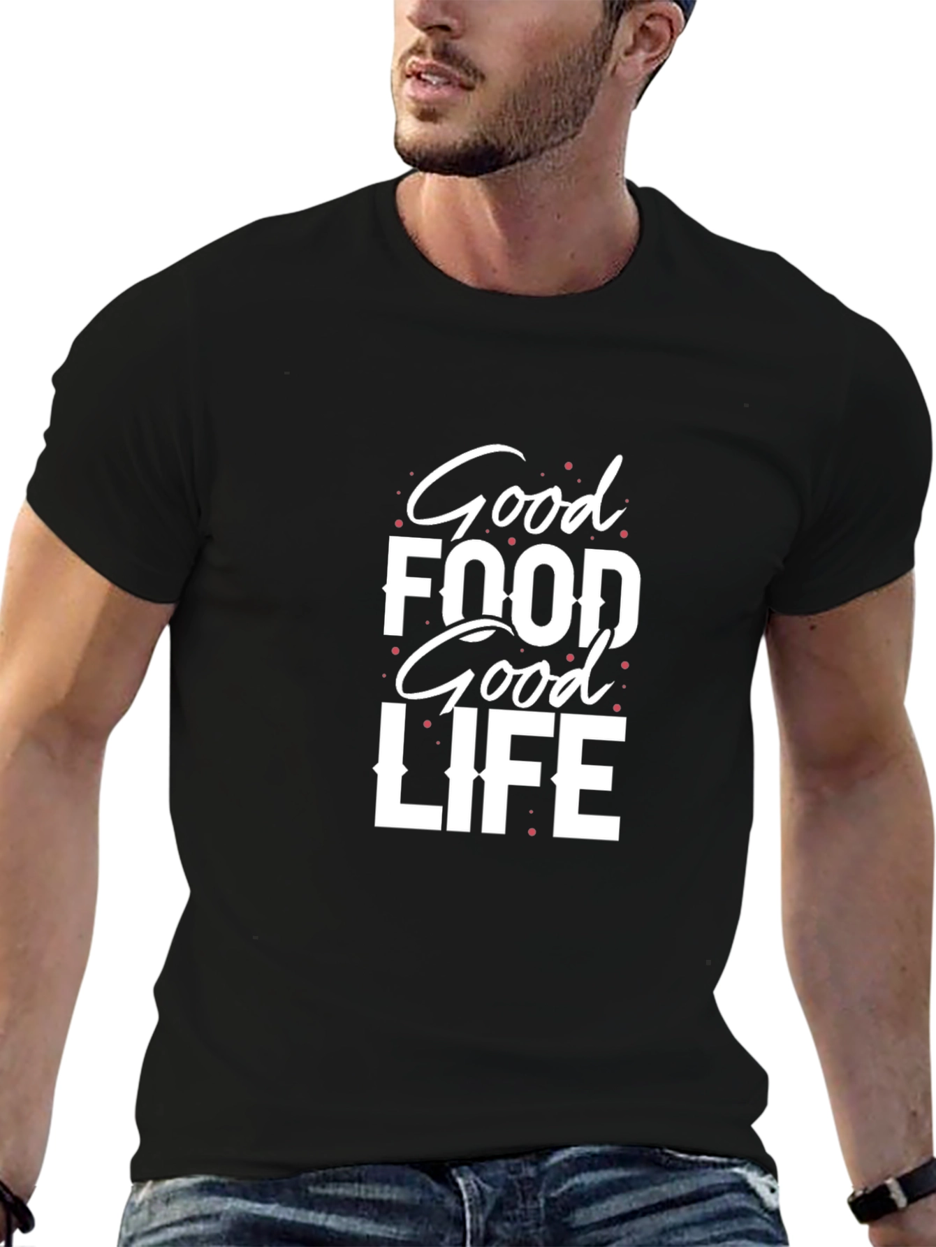 Good Food Good Life Graphic Tee