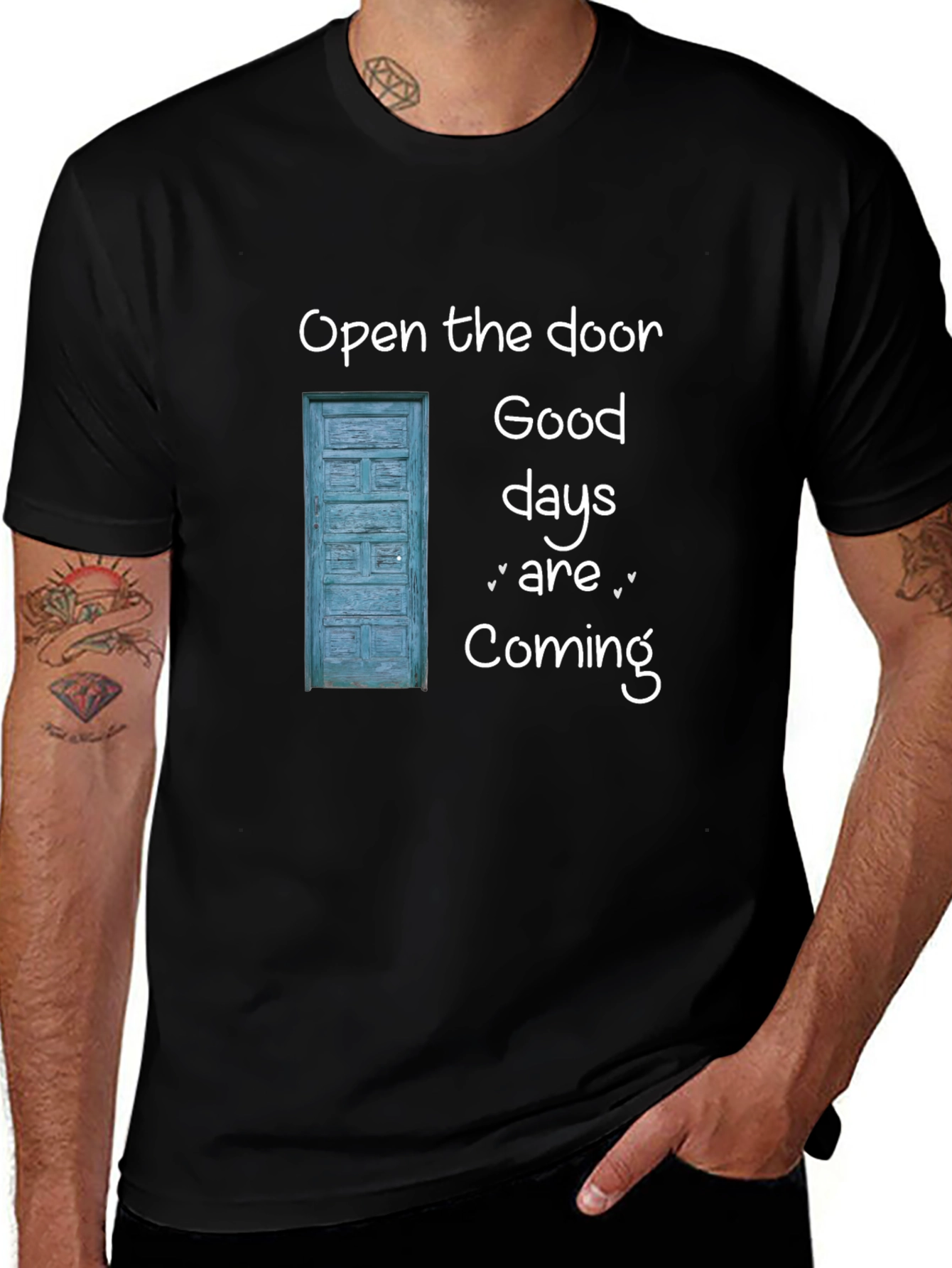 Optimistic Graphic Tee - Good Days Are Coming