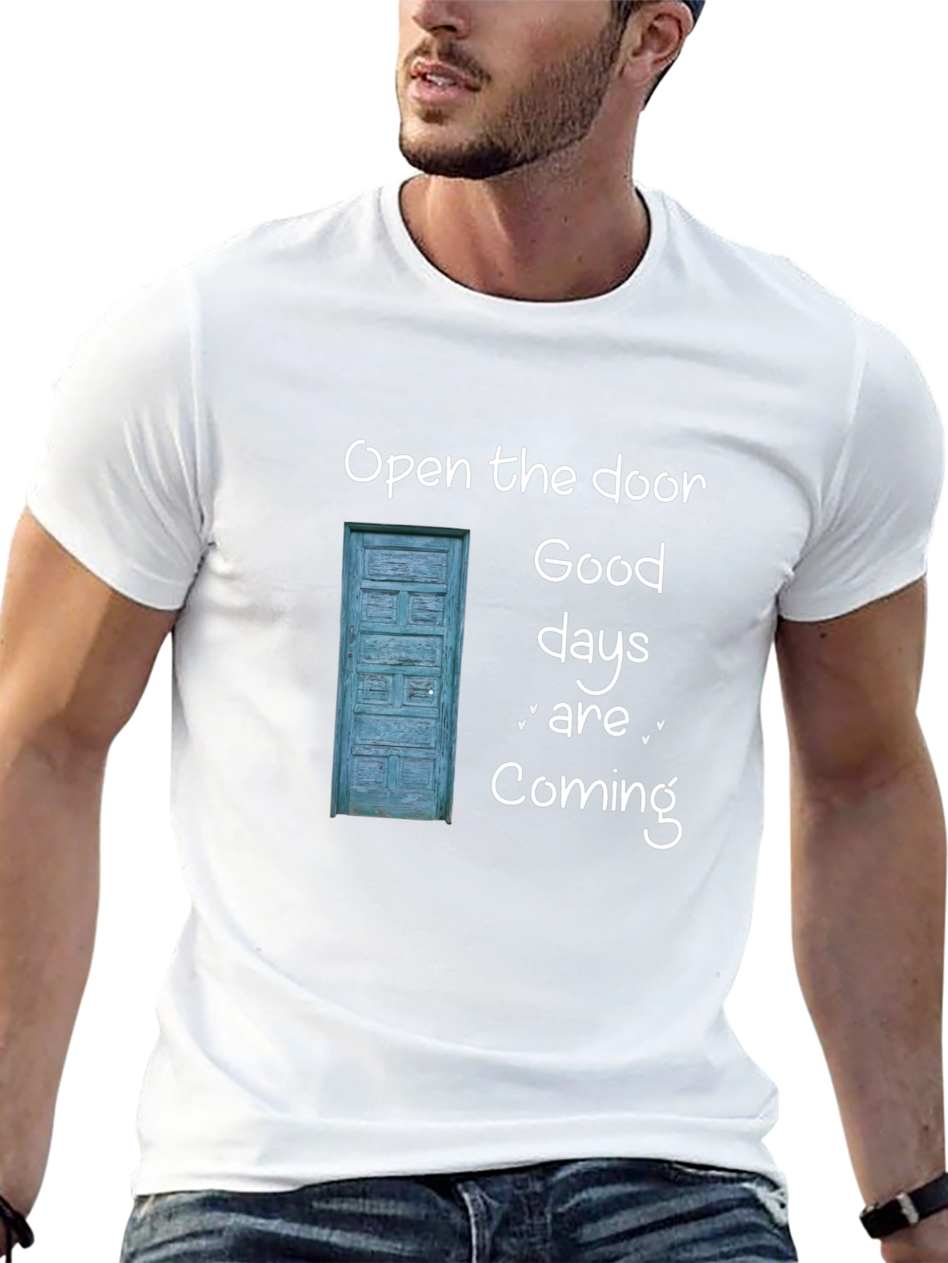 Optimistic Graphic Tee - Good Days Are Coming