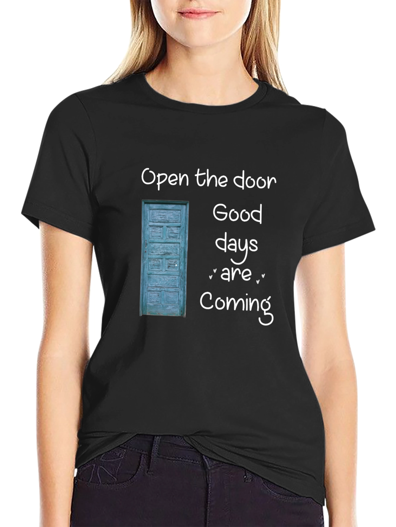 Optimistic Graphic Tee - Good Days Are Coming
