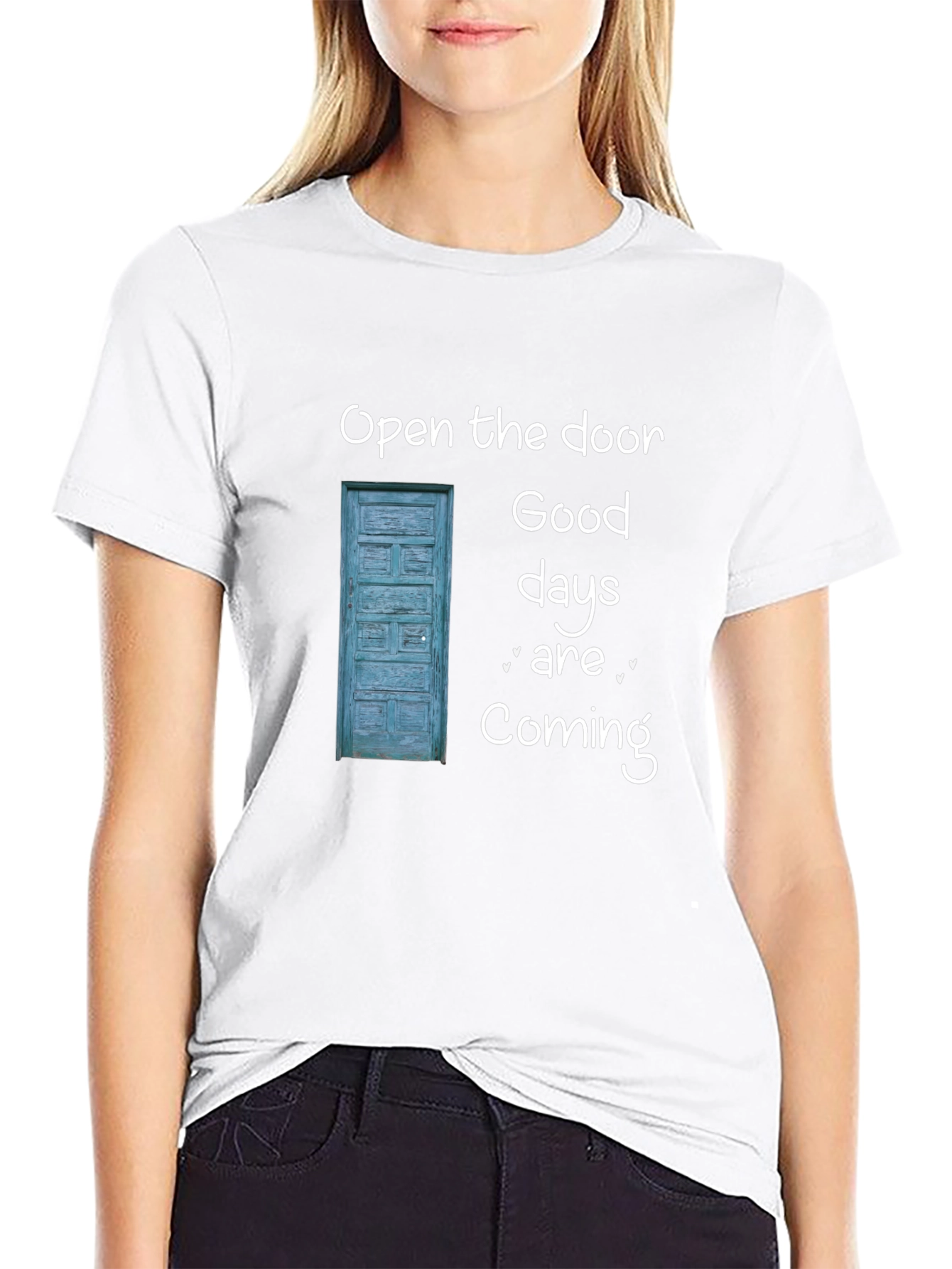 Optimistic Graphic Tee - Good Days Are Coming