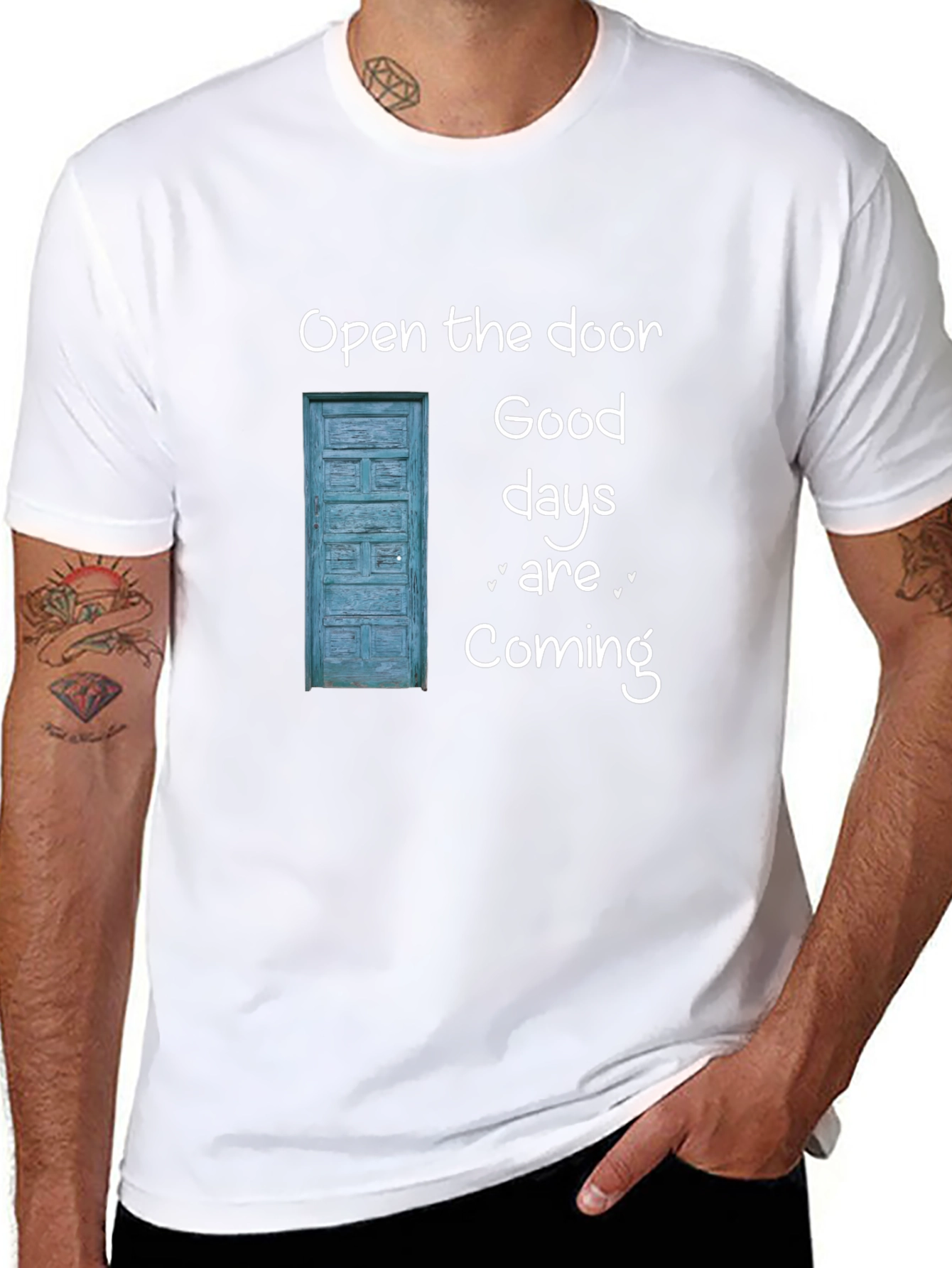 Optimistic Graphic Tee - Good Days Are Coming