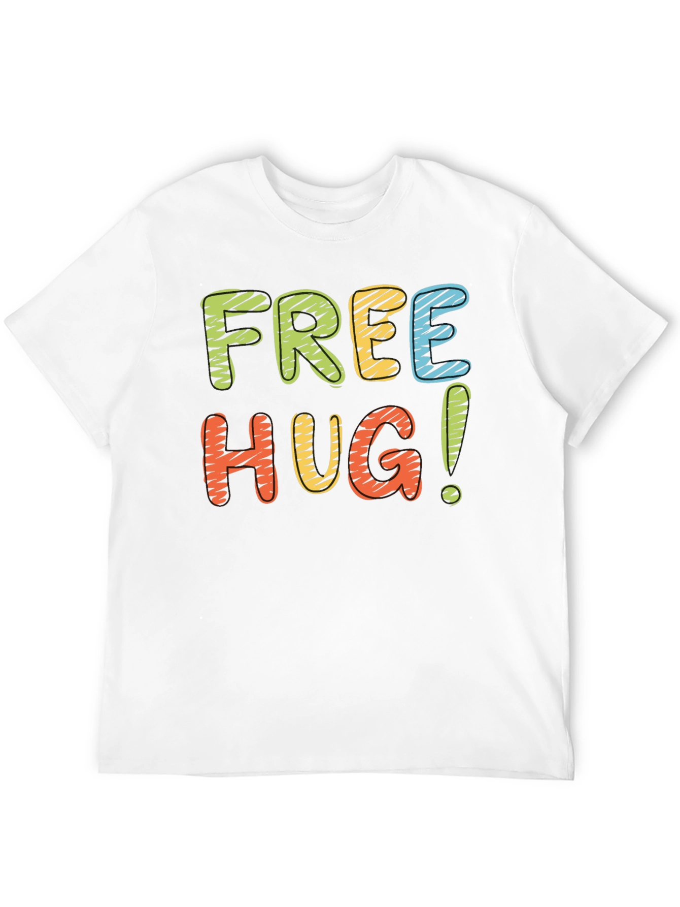 Free Hugs Graphic T-Shirt - Comfort Fit