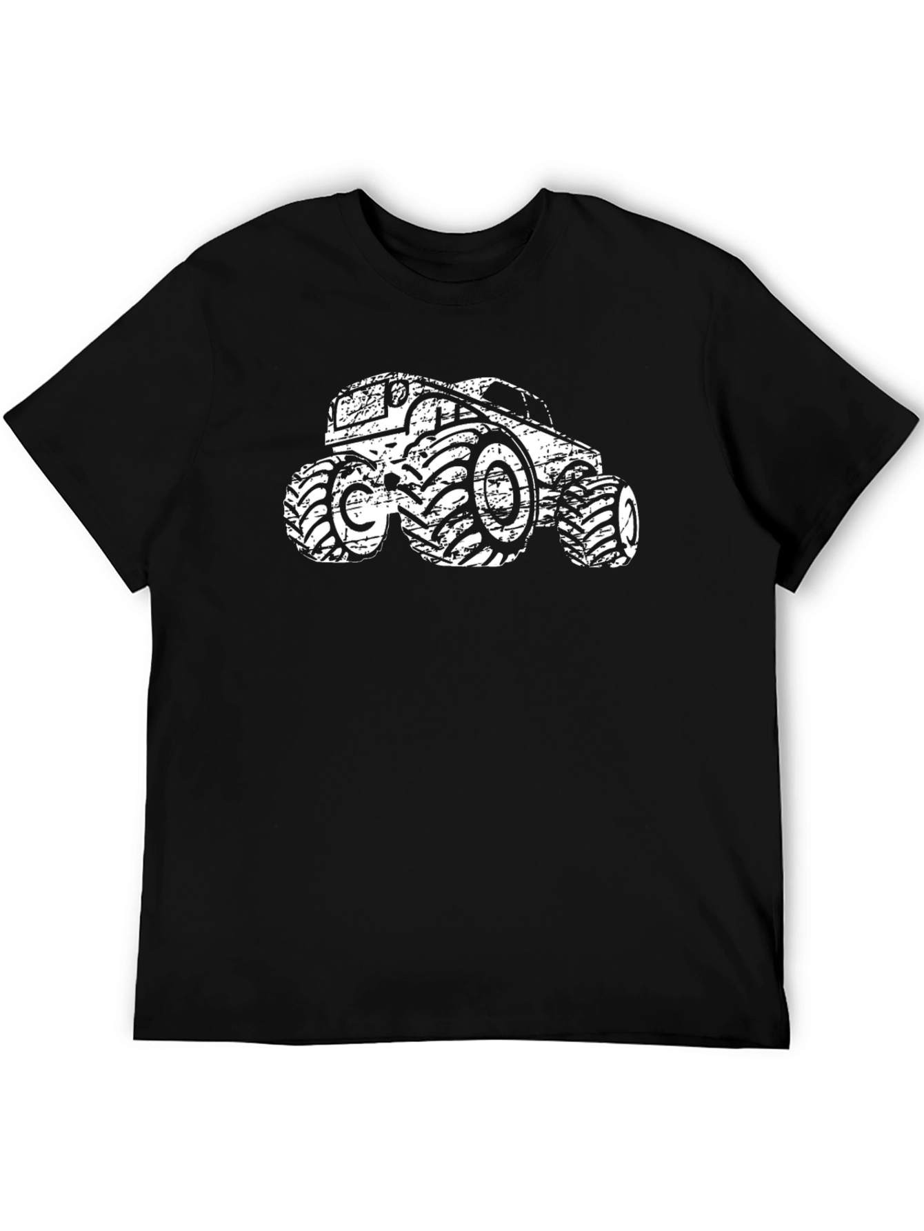 Monster Truck Graphic Tee - Black