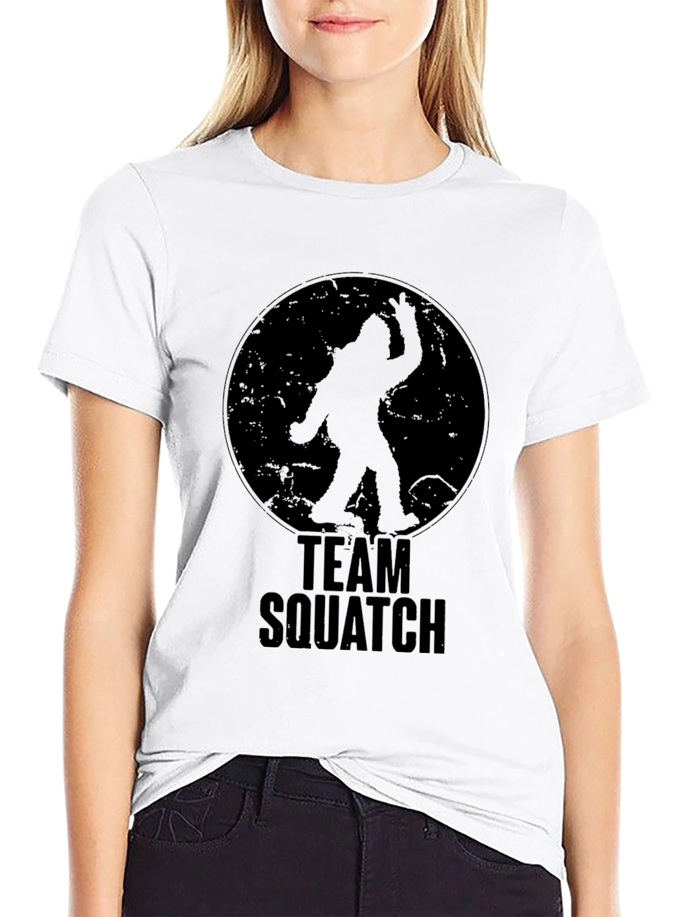 Team Squatch T-Shirt - Bigfoot Silhouette Tee