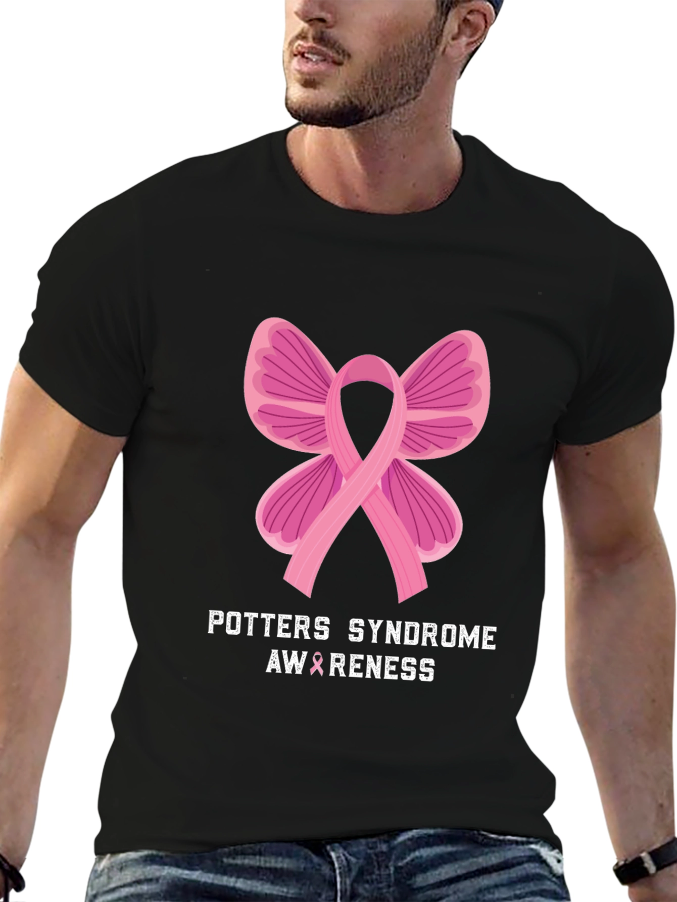Potters Syndrome Awareness Ribbon T-Shirt