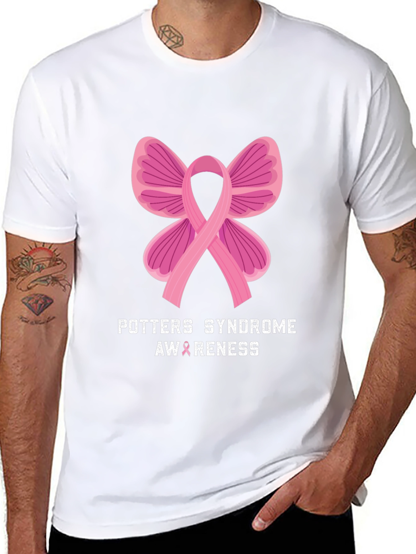 Potters Syndrome Awareness Ribbon T-Shirt