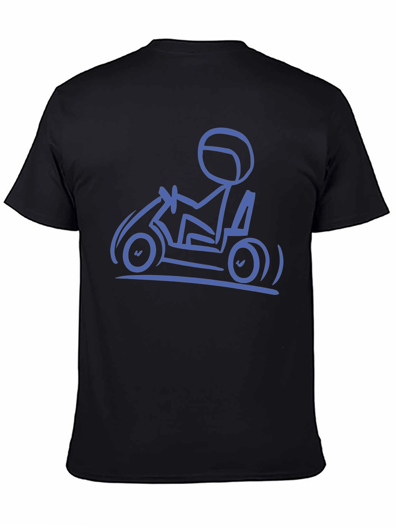 Go-Kart Enthusiast Graphic Tee - Black