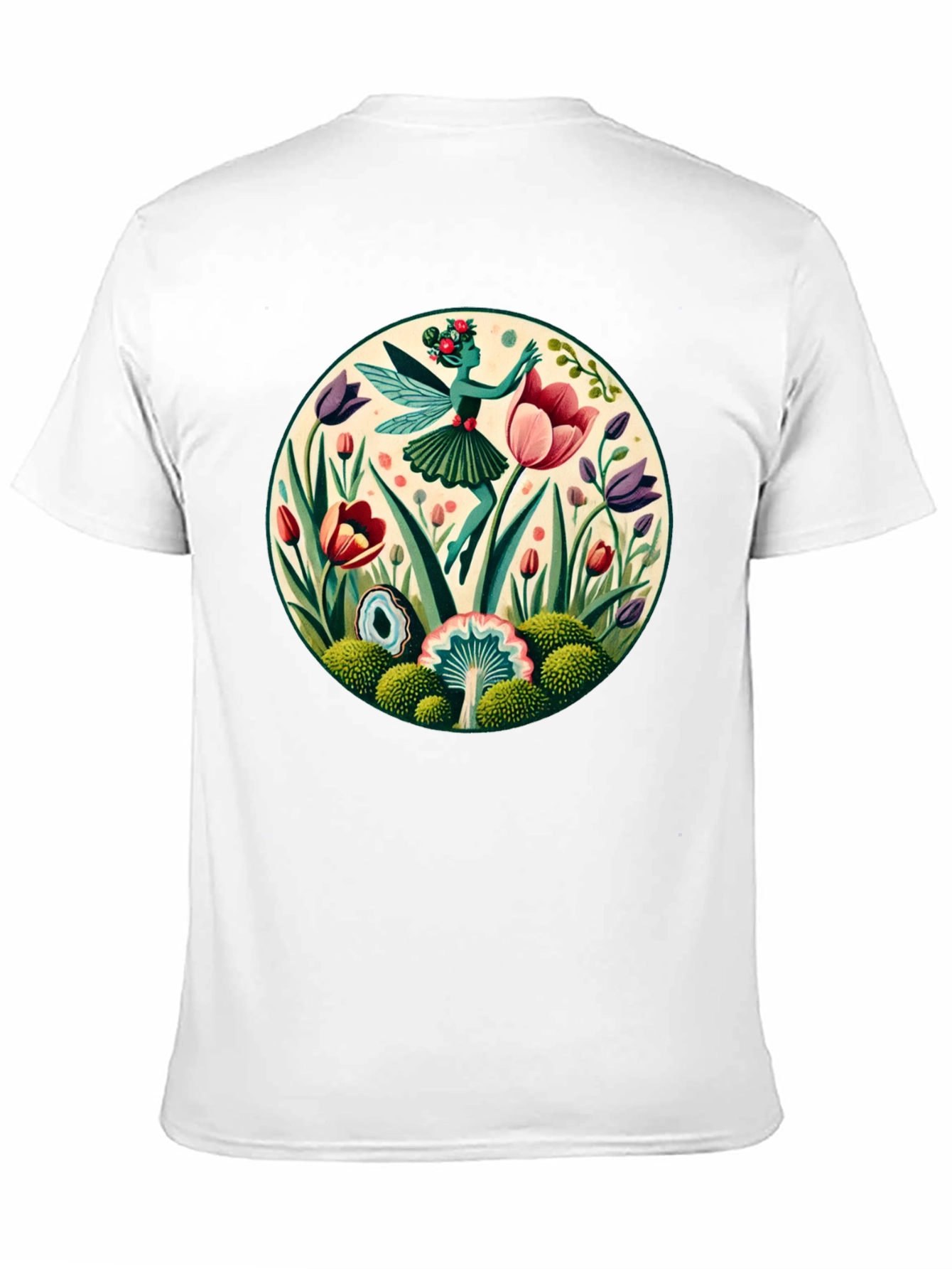 Fairy in Garden Graphic T-Shirt