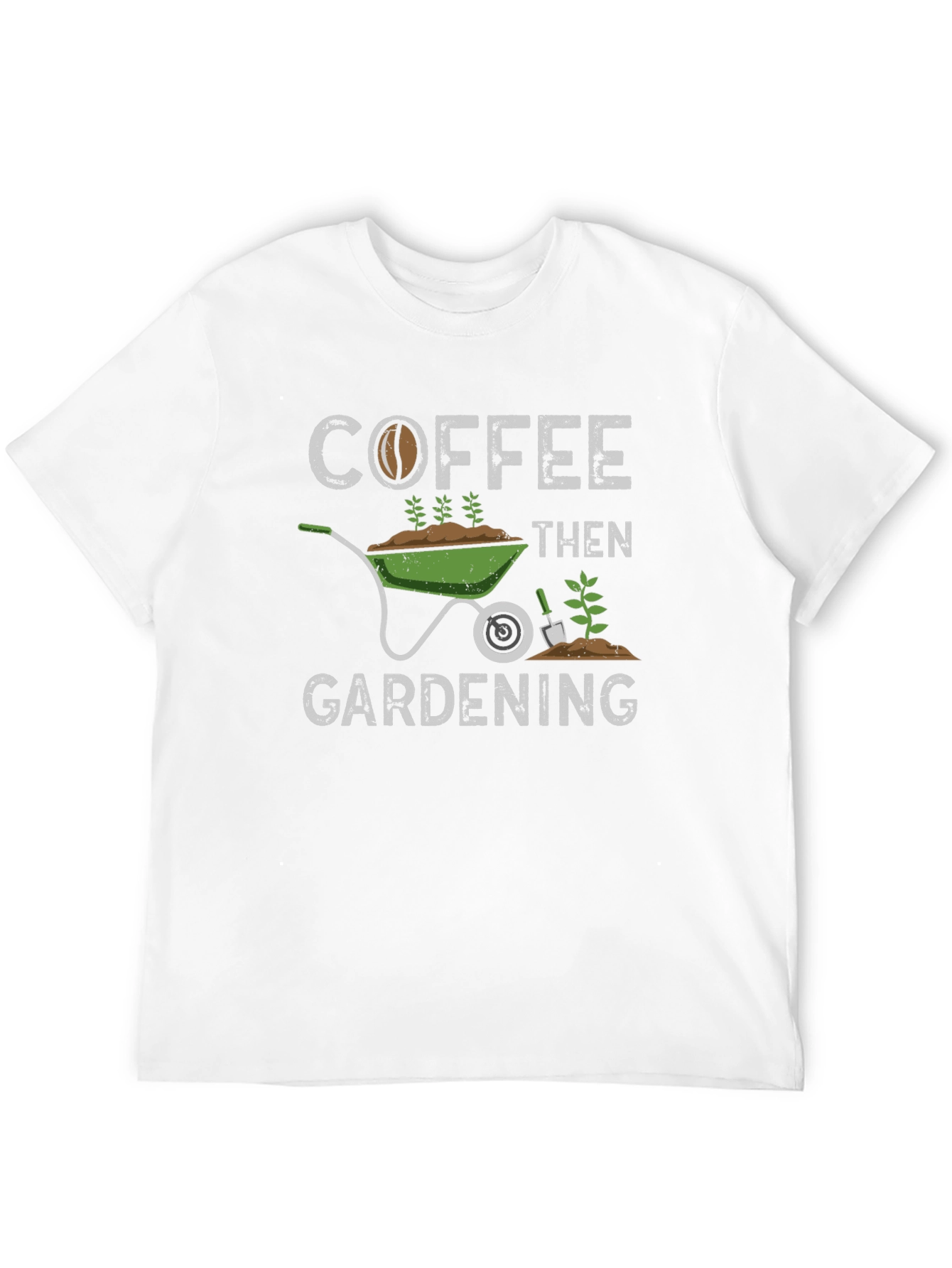 Coffee Then Gardening Graphic Tee