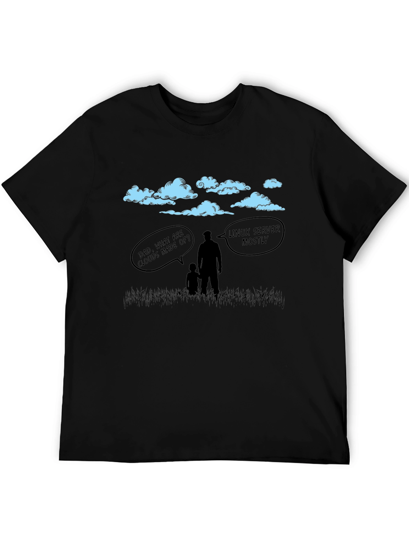 Linux Cloud Humor T-Shirt - Dad Joke Tee