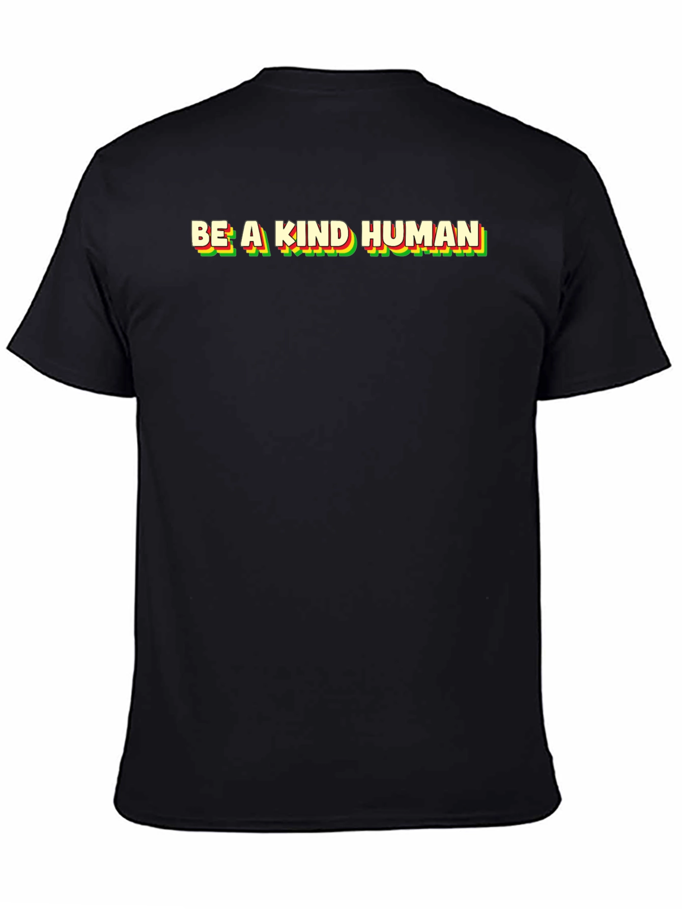 Be A Kind Human Graphic Tee - Black