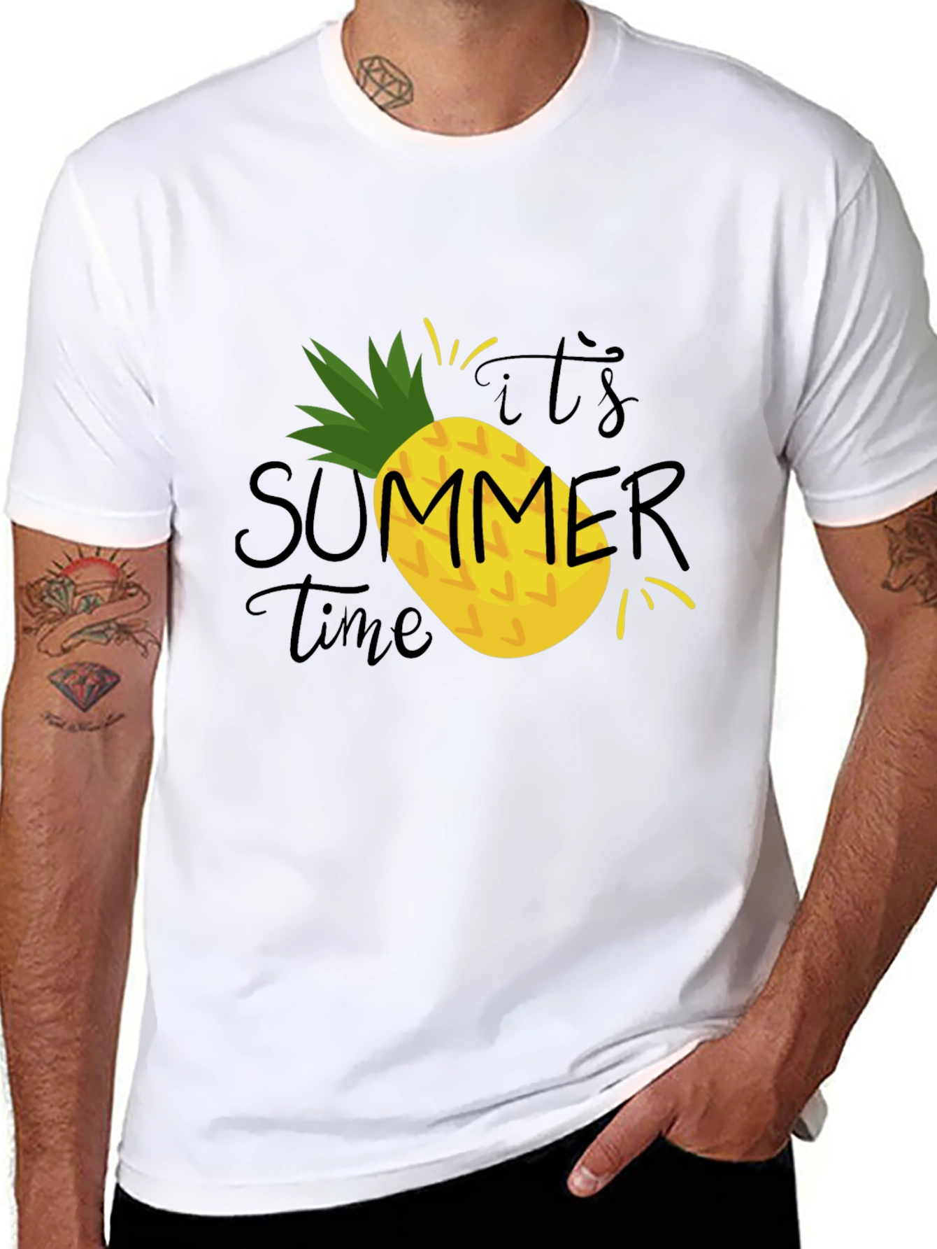 Summer Pineapple T-Shirt - Tropical Holiday Vibes
