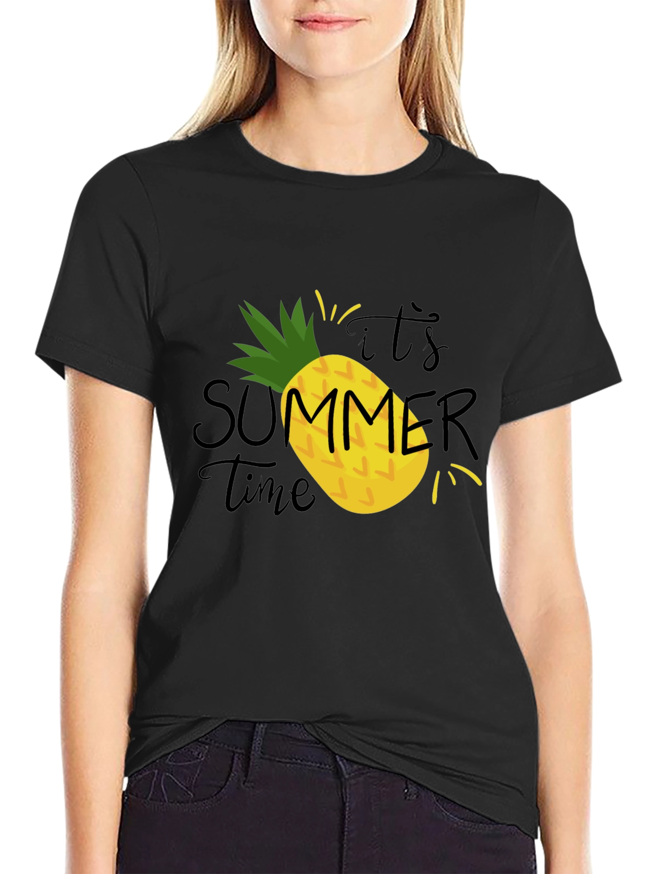 Summer Pineapple T-Shirt - Tropical Holiday Vibes