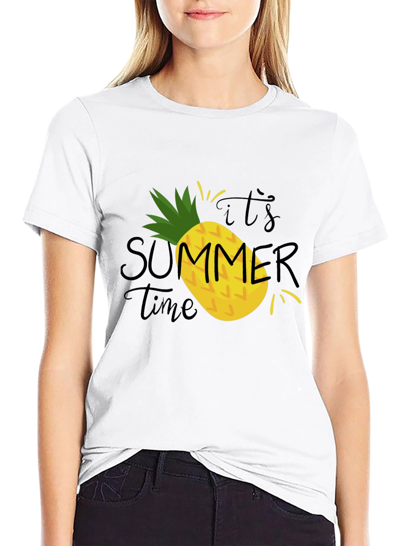 Summer Pineapple T-Shirt - Tropical Holiday Vibes