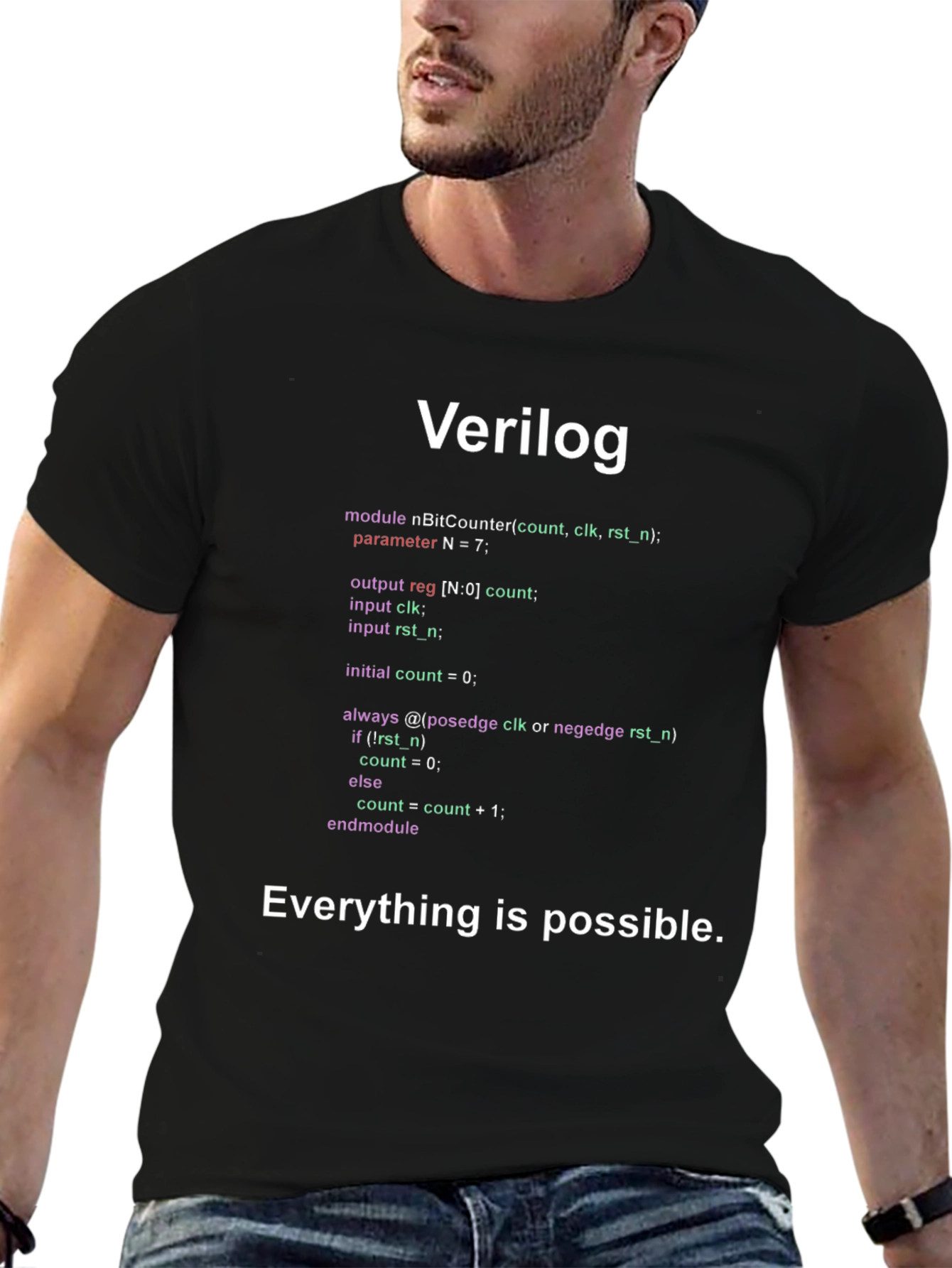Verilog Code T-Shirt - Everything Is Possible
