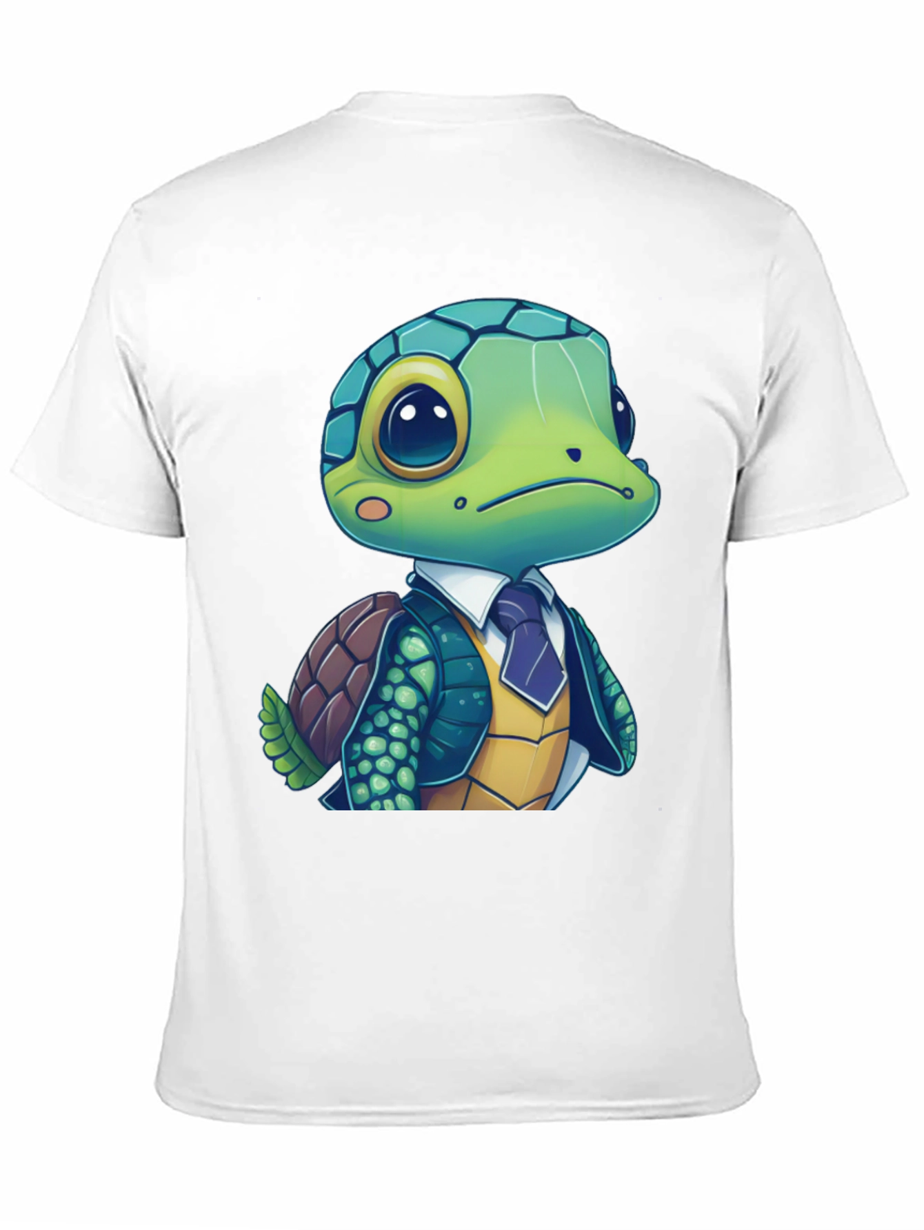 Turtle in Suit Graphic Tee - Premium Cotton Blend