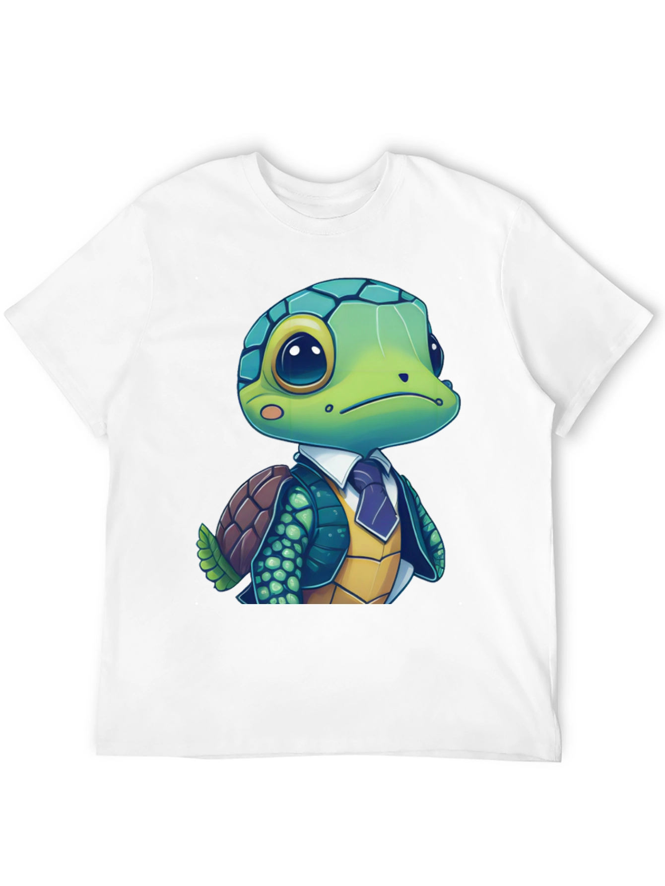 Turtle in Suit Graphic Tee - Premium Cotton Blend