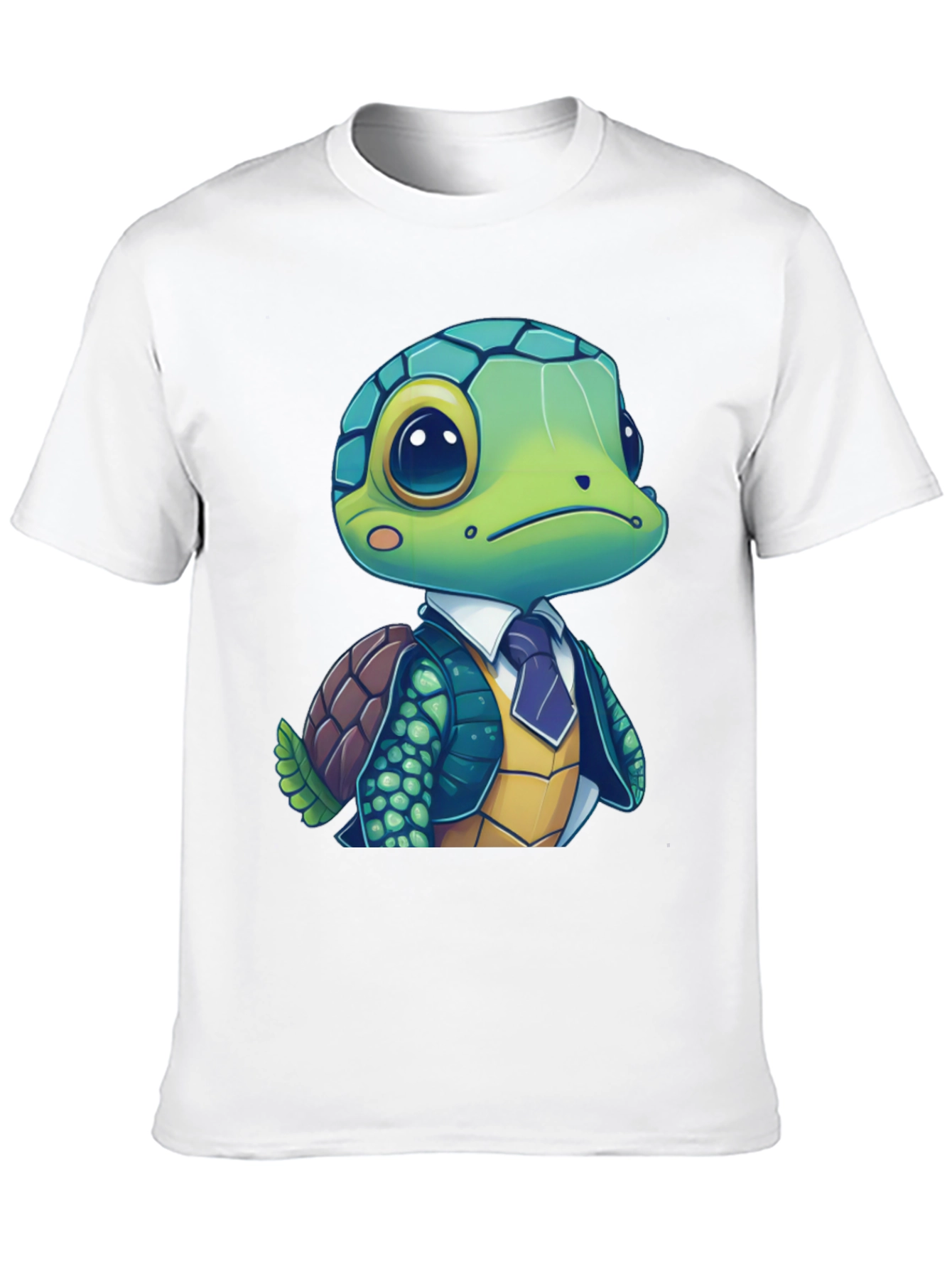 Turtle in Suit Graphic Tee - Premium Cotton Blend