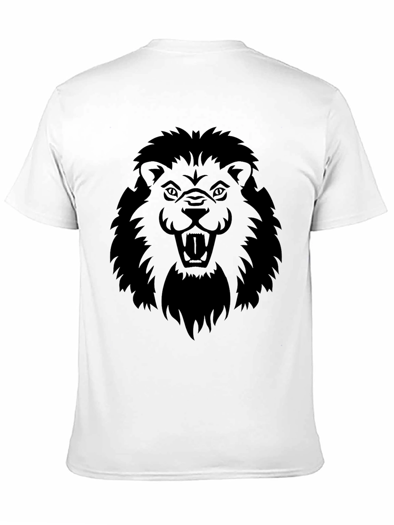 Black Lion Graphic Tee - Fierce & Bold Design