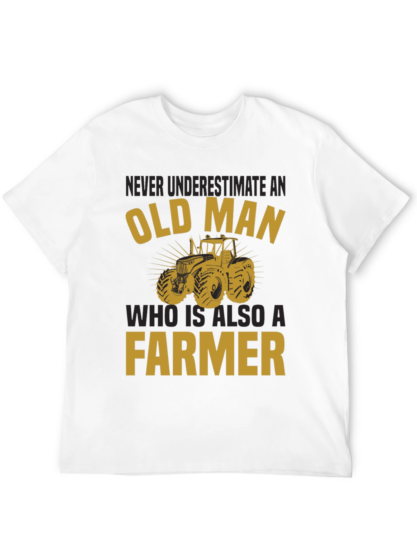 Old Man Farmer T-Shirt