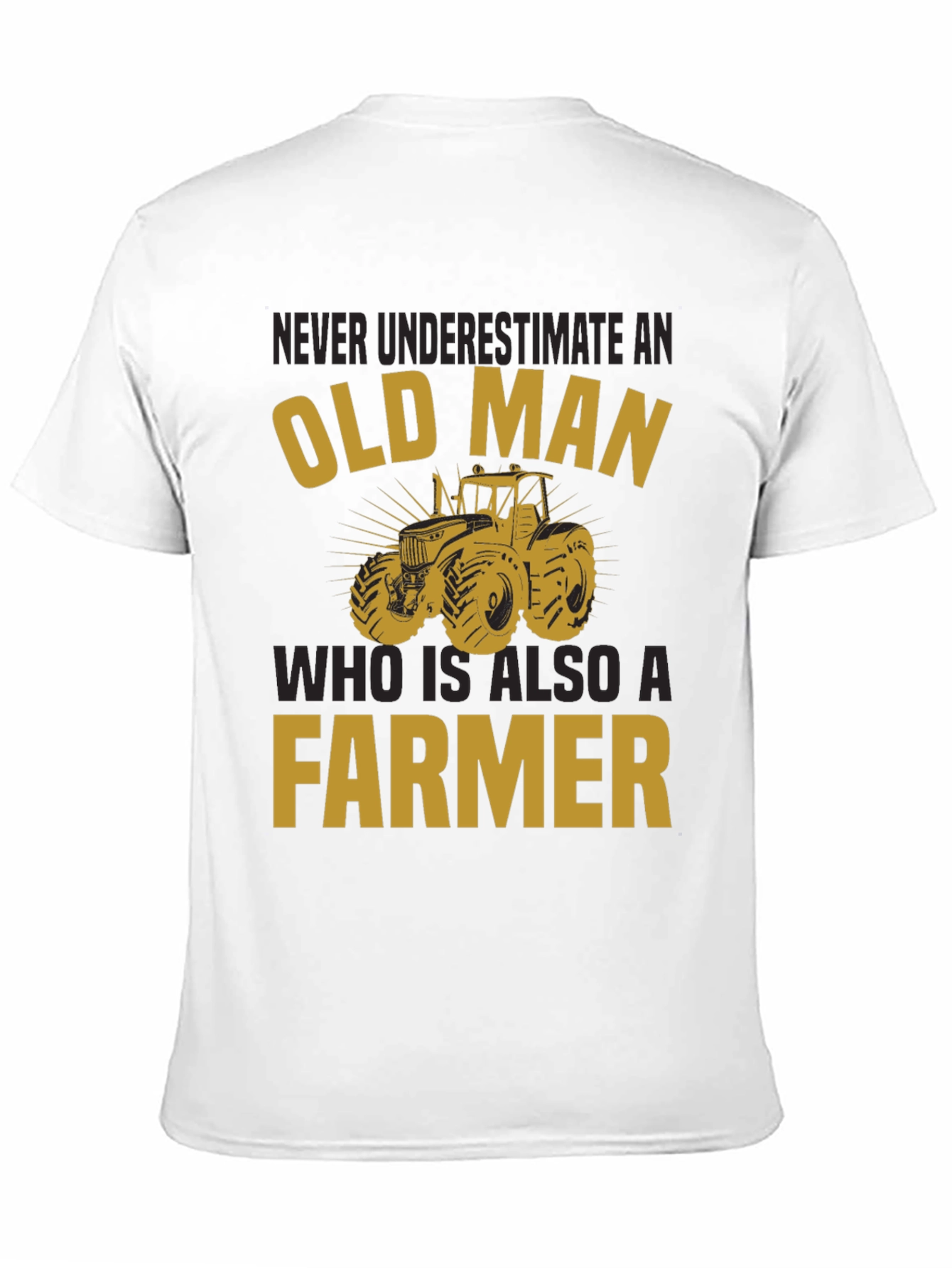 Old Man Farmer T-Shirt