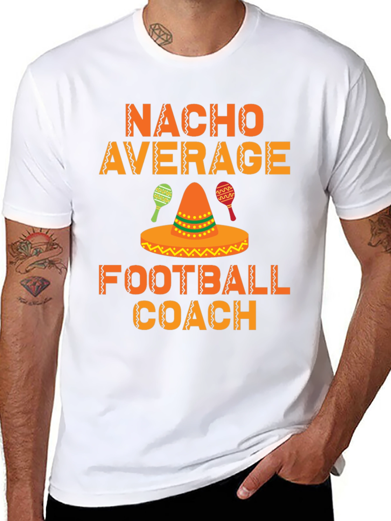 Nacho Average Football Coach T-Shirt