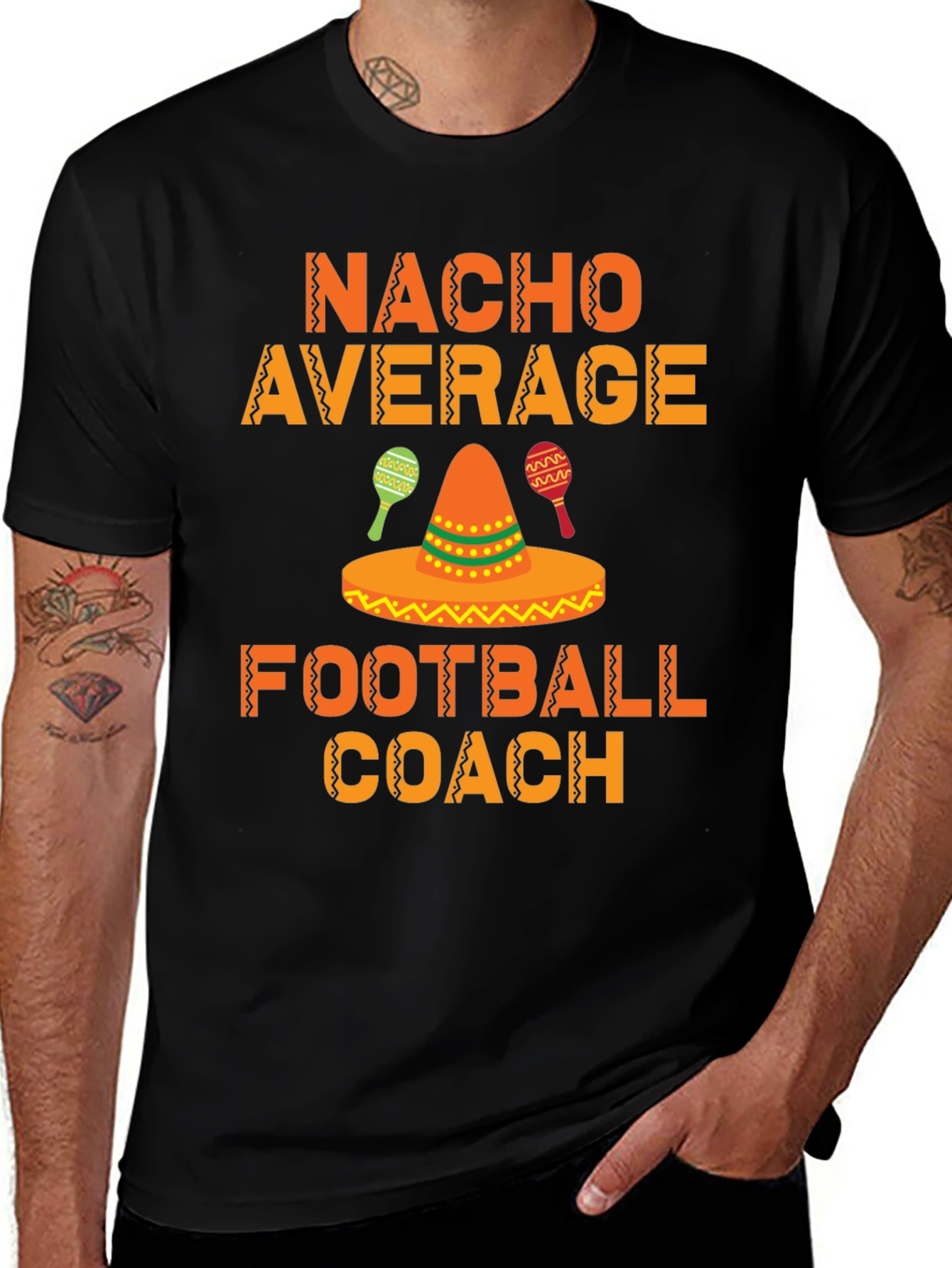 Nacho Average Football Coach T-Shirt