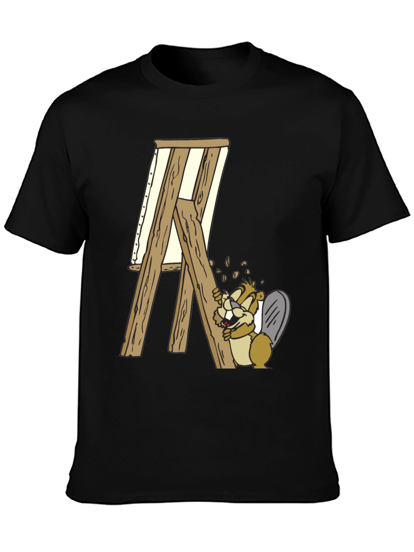 Beaver Artist Graphic T-Shirt