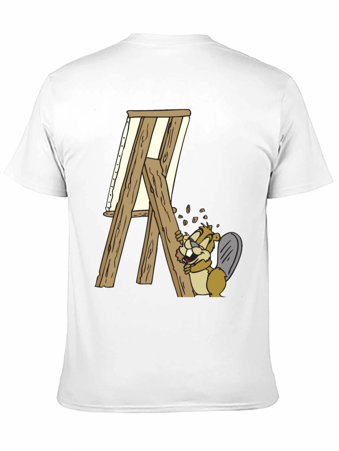 Beaver Artist Graphic T-Shirt