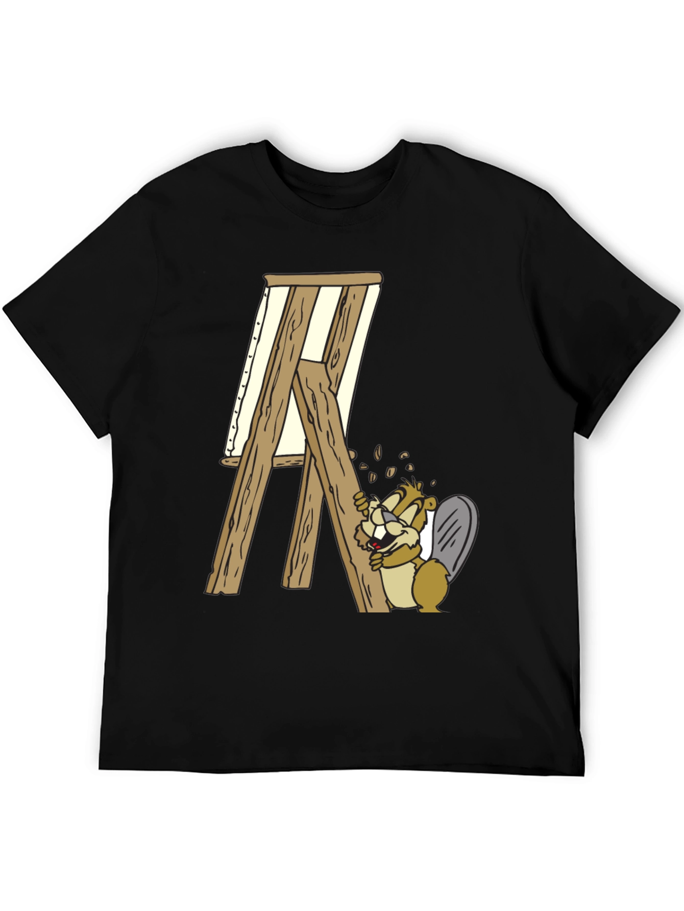 Beaver Artist Graphic T-Shirt