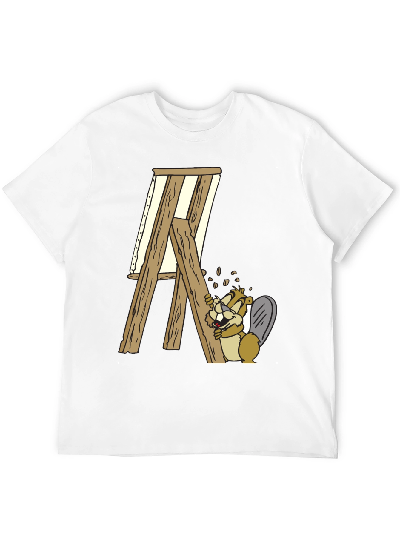 Beaver Artist Graphic T-Shirt