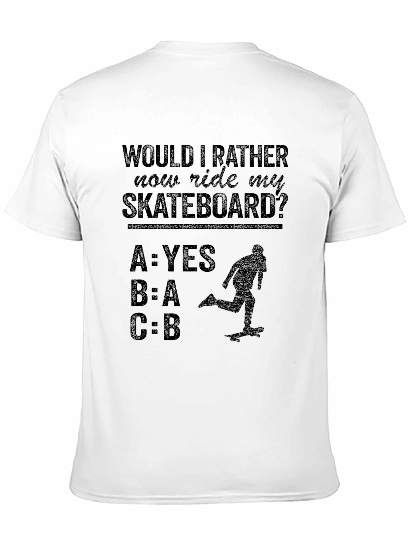 Ride My Skateboard T-Shirt Funny Novelty Tee