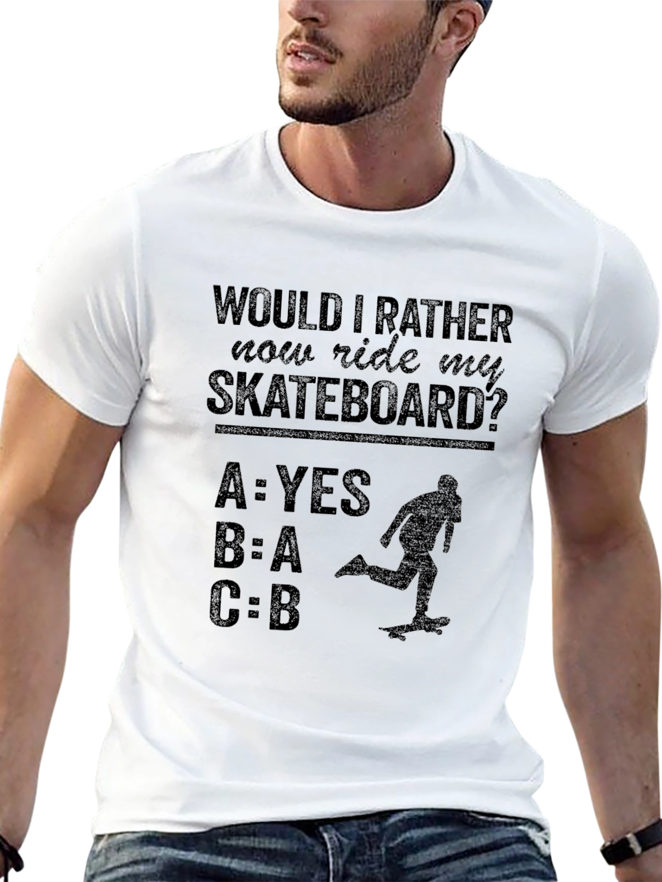 Ride My Skateboard T-Shirt Funny Novelty Tee