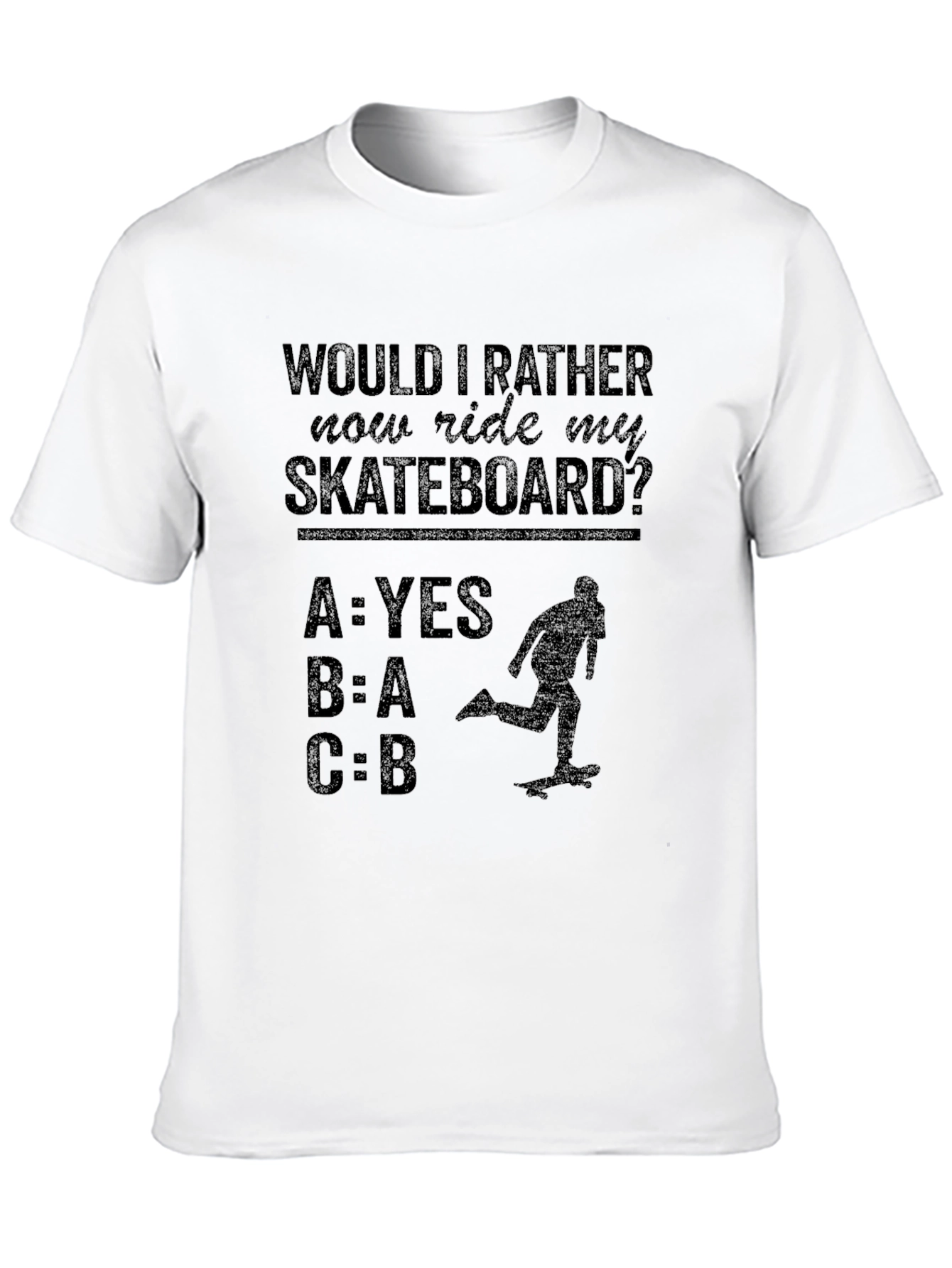 Ride My Skateboard T-Shirt Funny Novelty Tee