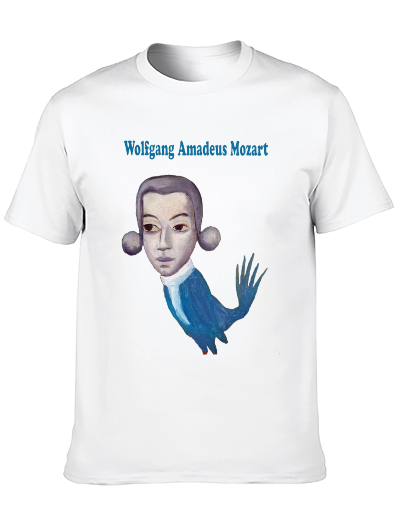 Wolfgang Amadeus Mozart Graphic T-Shirt - Black