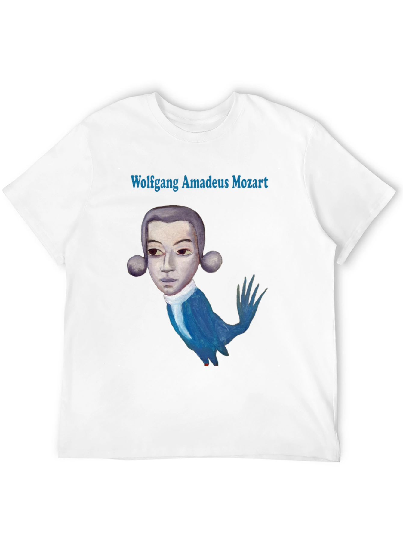 Wolfgang Amadeus Mozart Graphic T-Shirt - Black
