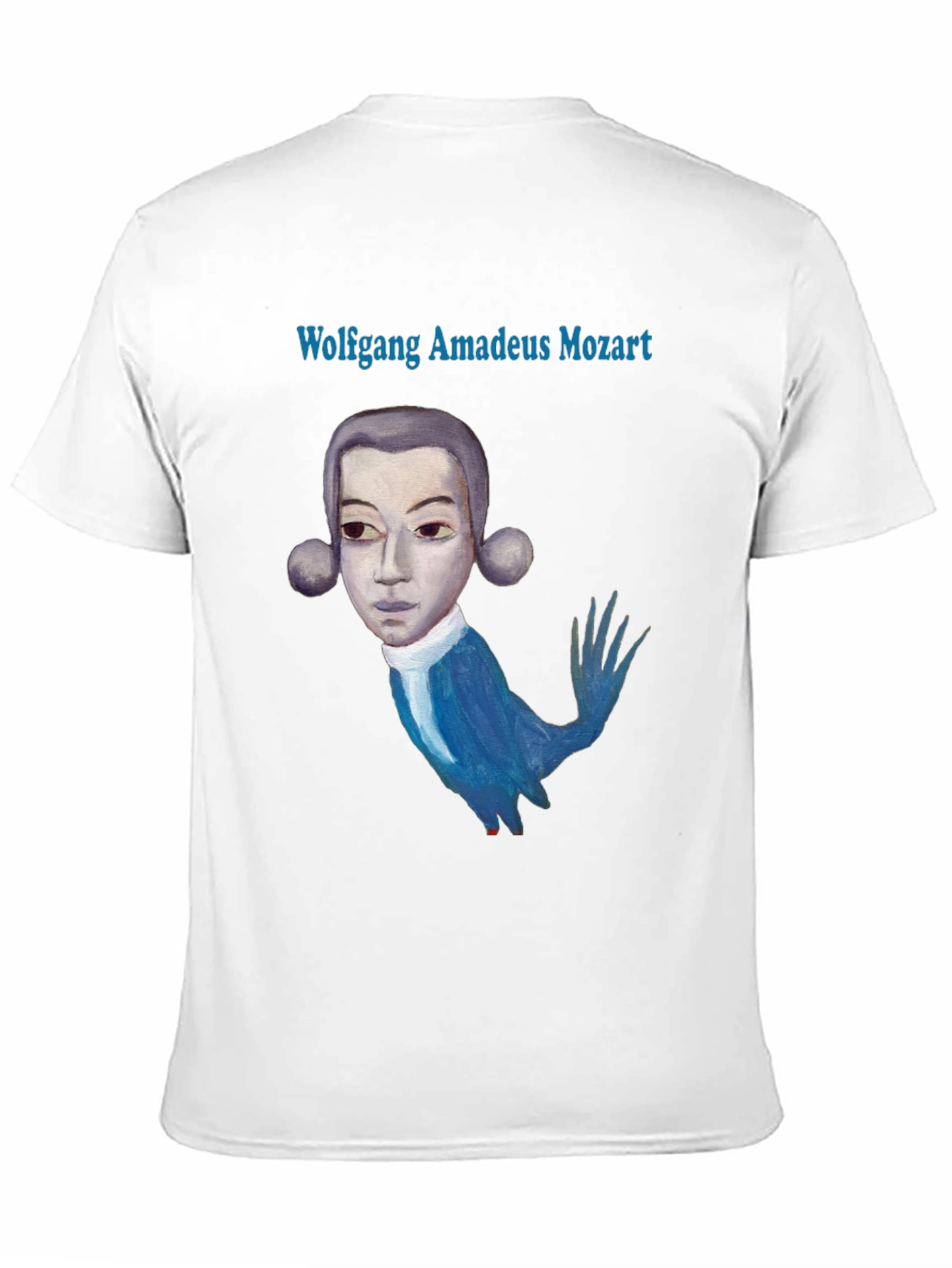 Wolfgang Amadeus Mozart Graphic T-Shirt - Black