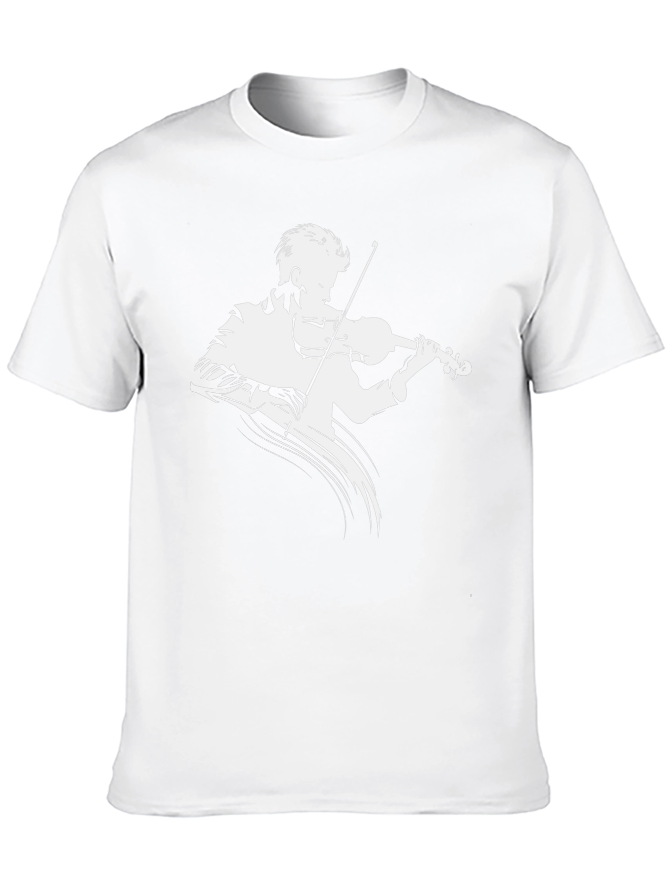 Violinist Graphic T-Shirt - Classic Black Tee